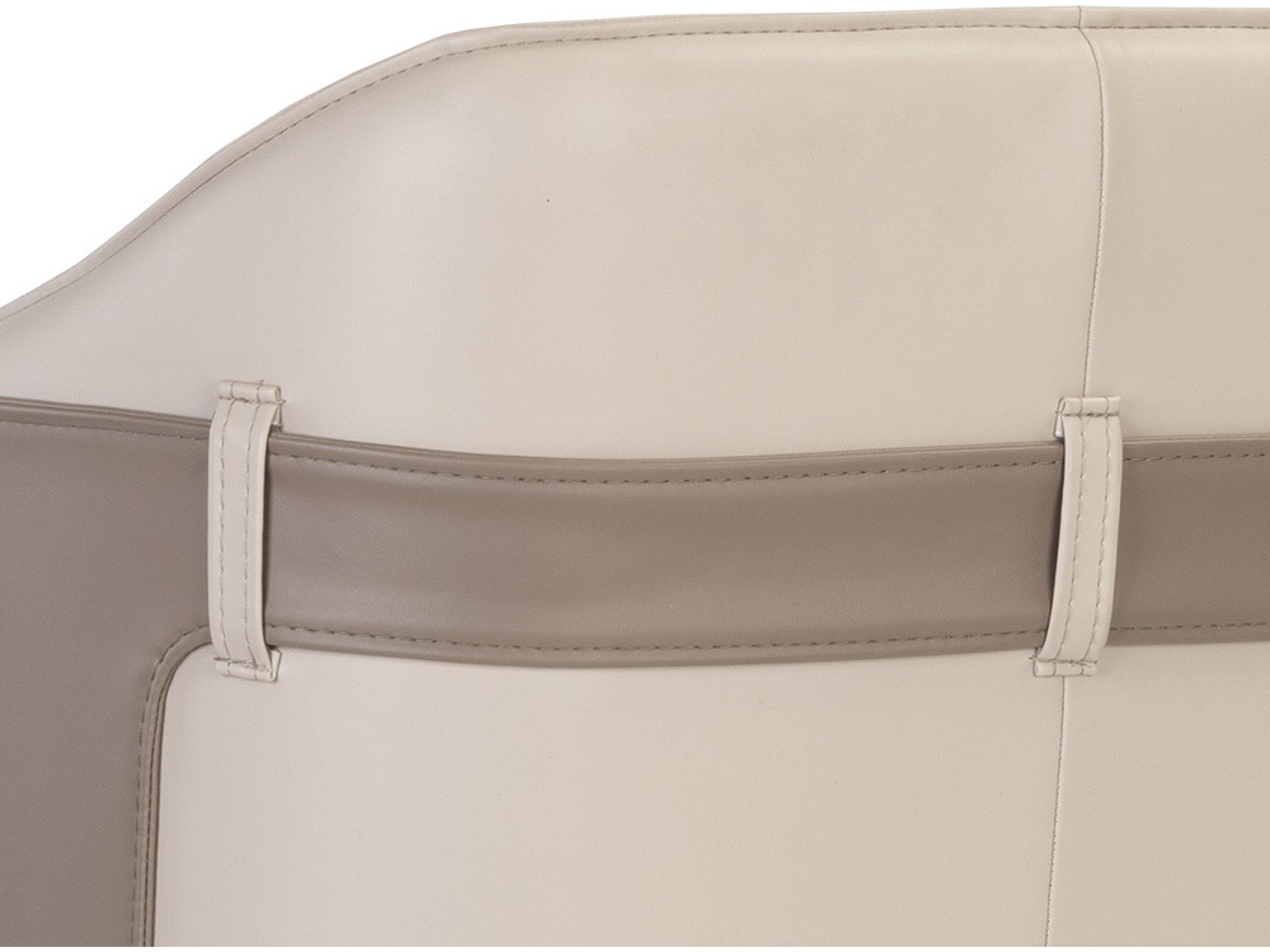 Sunpan Ikon Carter Napa Beige Tan Black Counter Stool