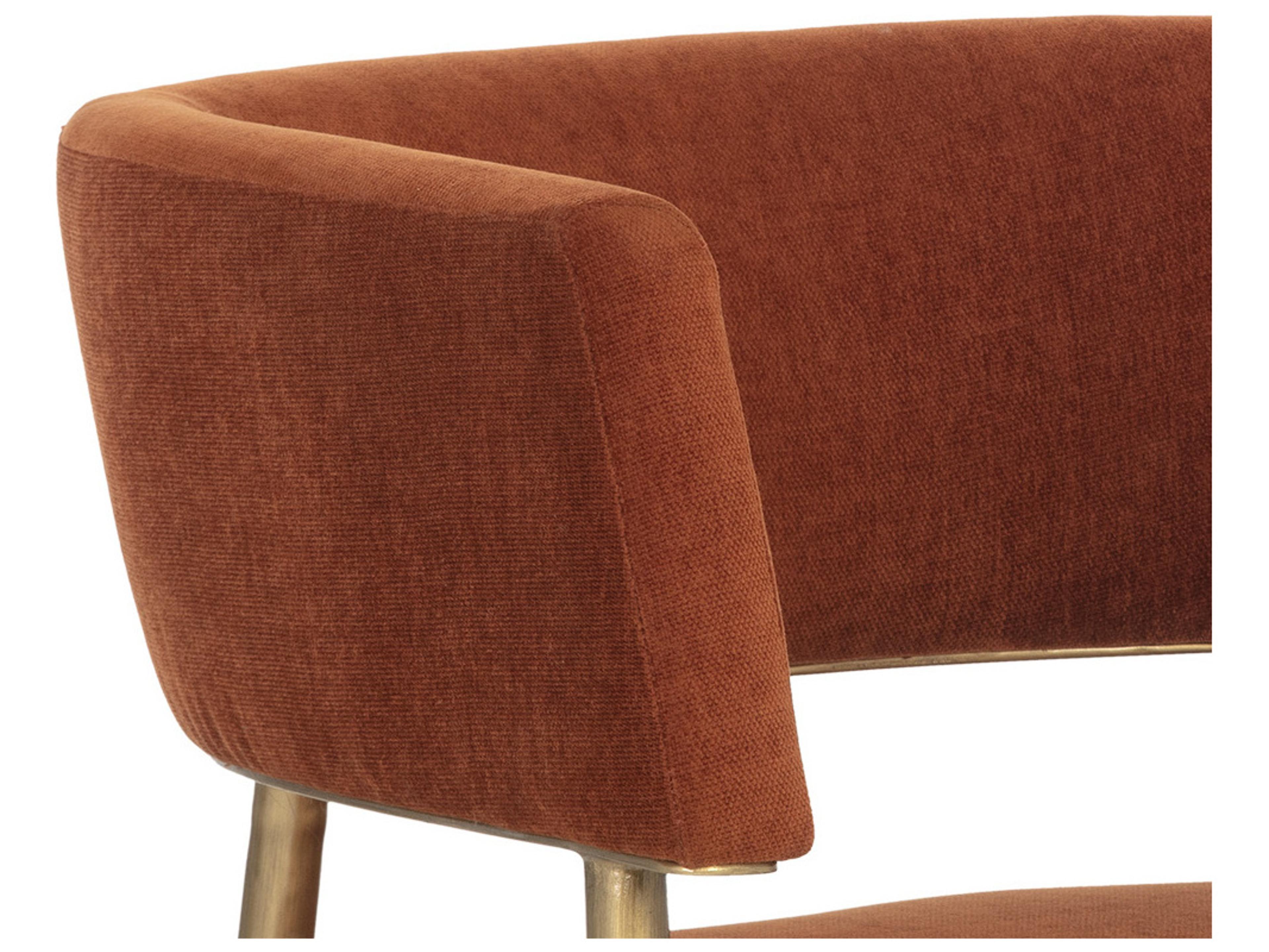 Sunpan Maestro Orange Accent Chair