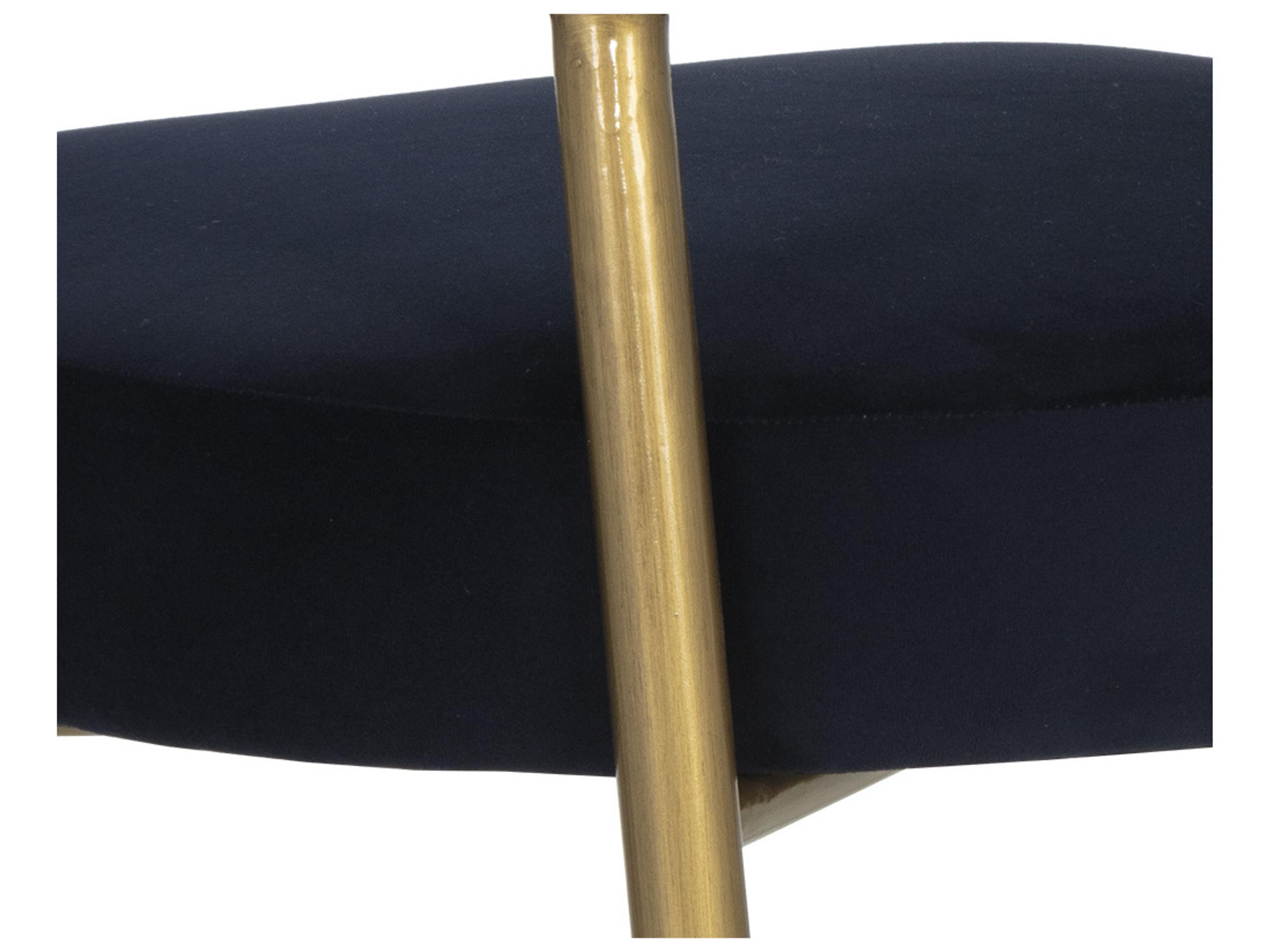 Sunpan Maestro Blue Upholstered Arm Dining Chair