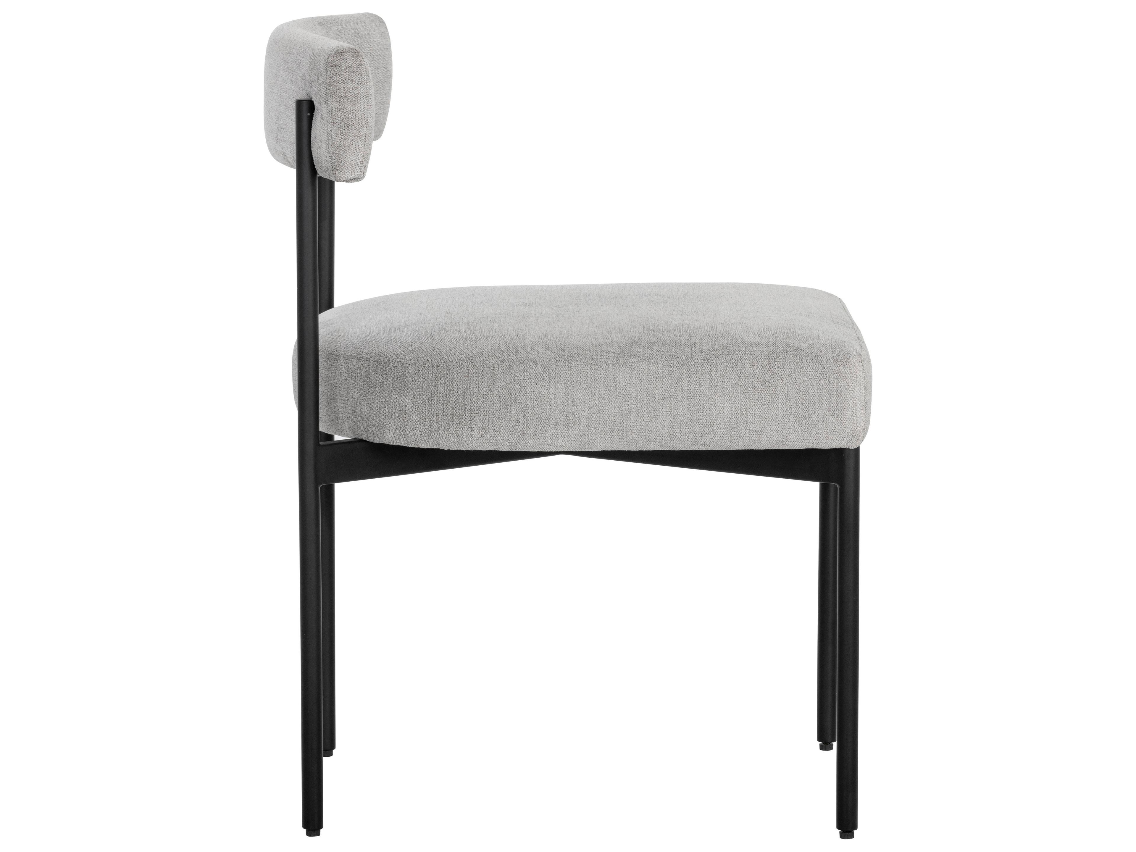 Sunpan Seneca Polo Club Stone Upholstered Side Dining Chair