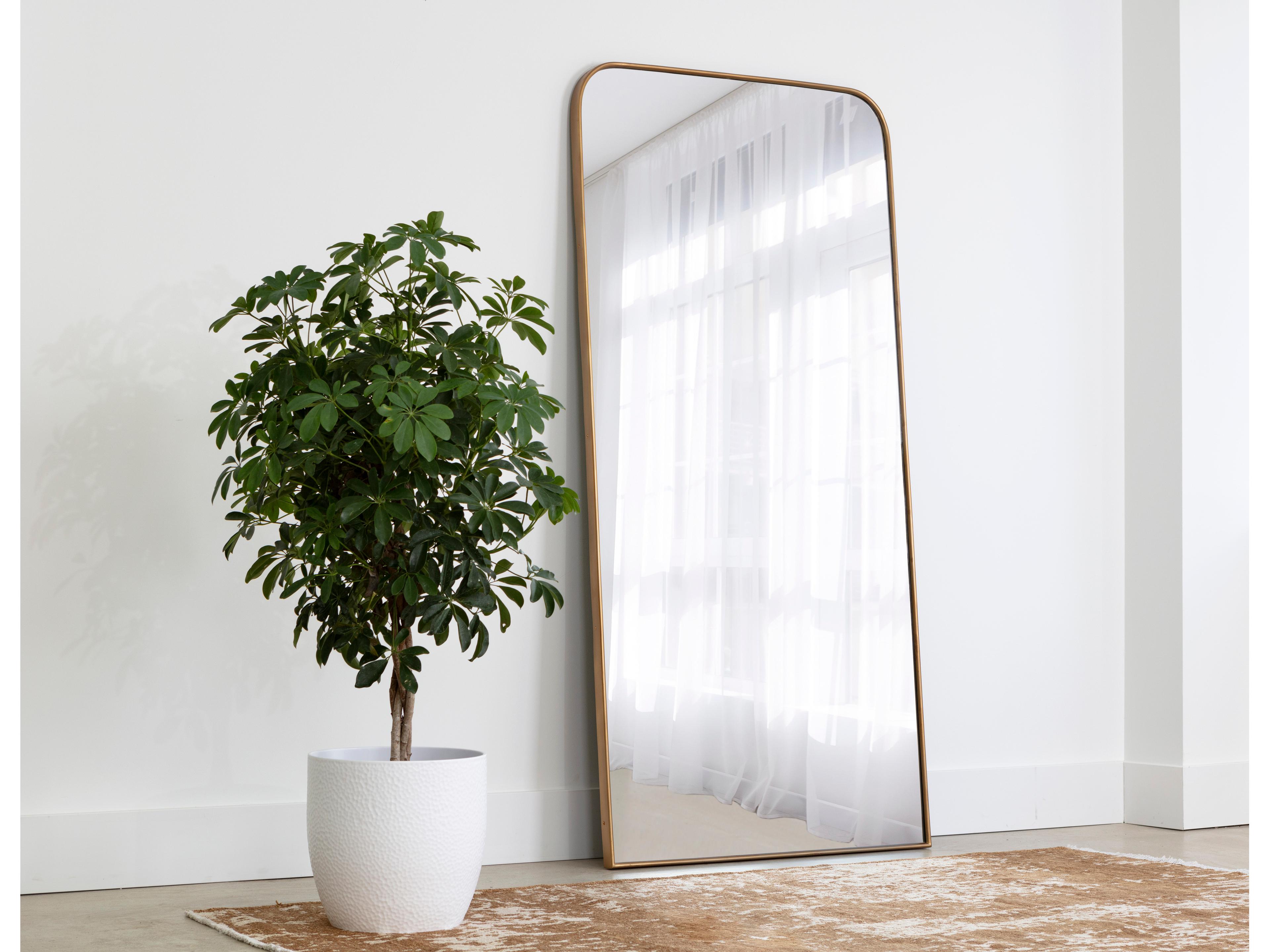 Sunpan Calabasas Rectangular Floor Mirror