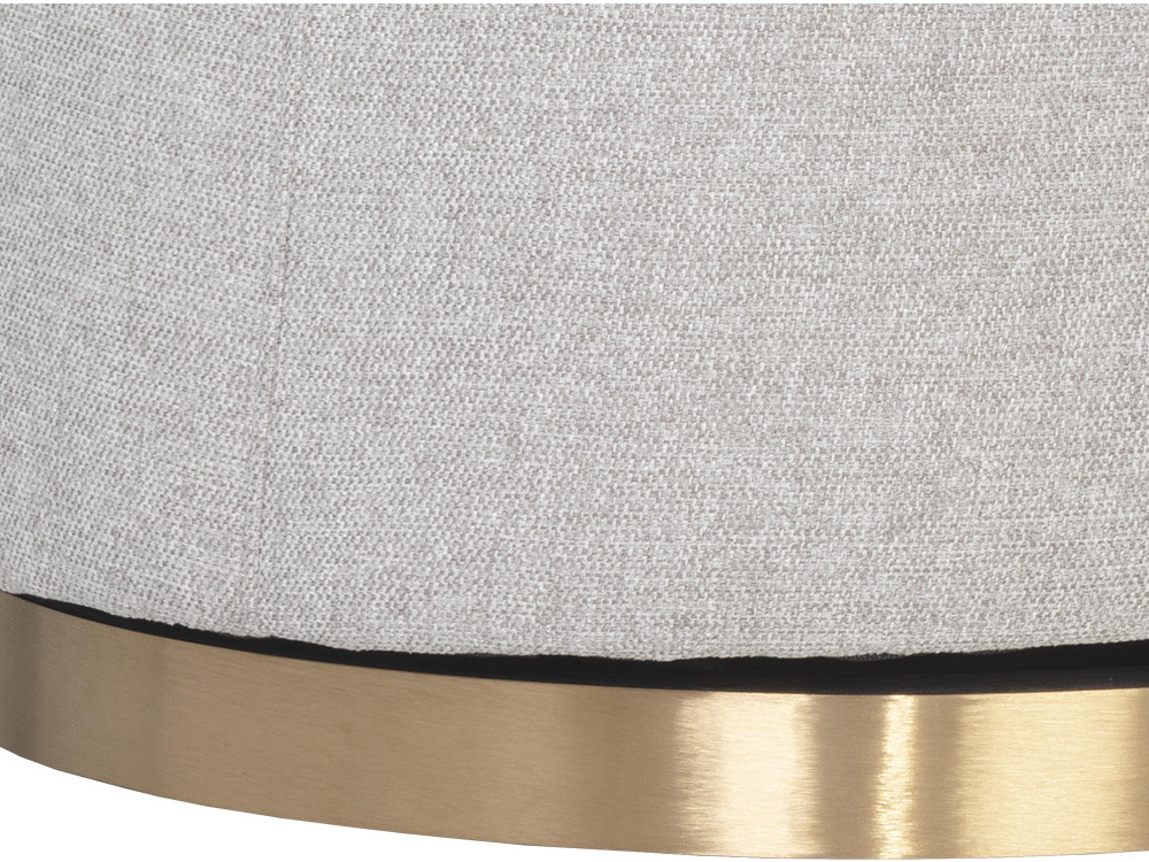 Sunpan Hazel Swivel Gray Fabric Accent Chair