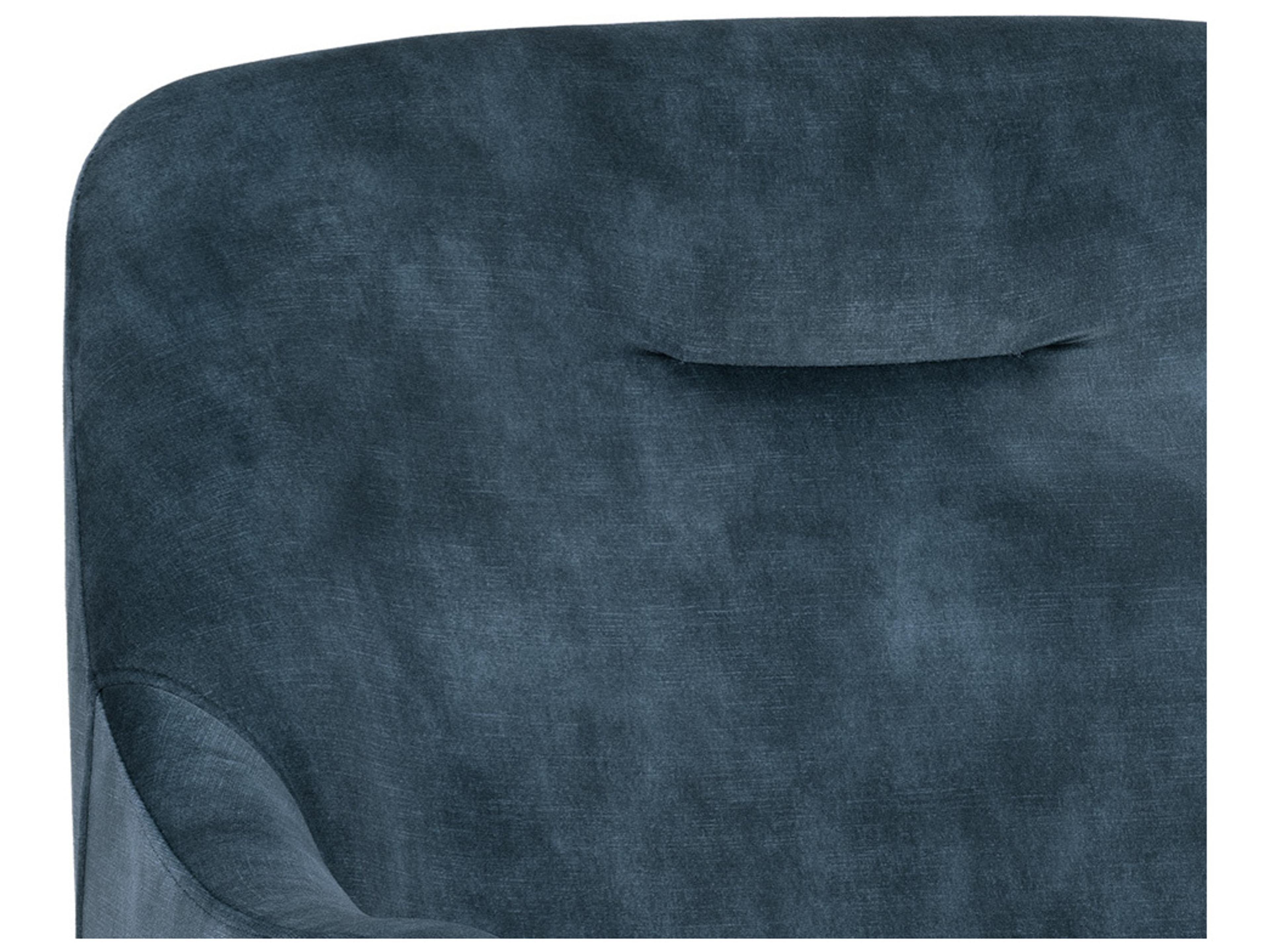 Sunpan Cameron Blue Fabric Accent Chair