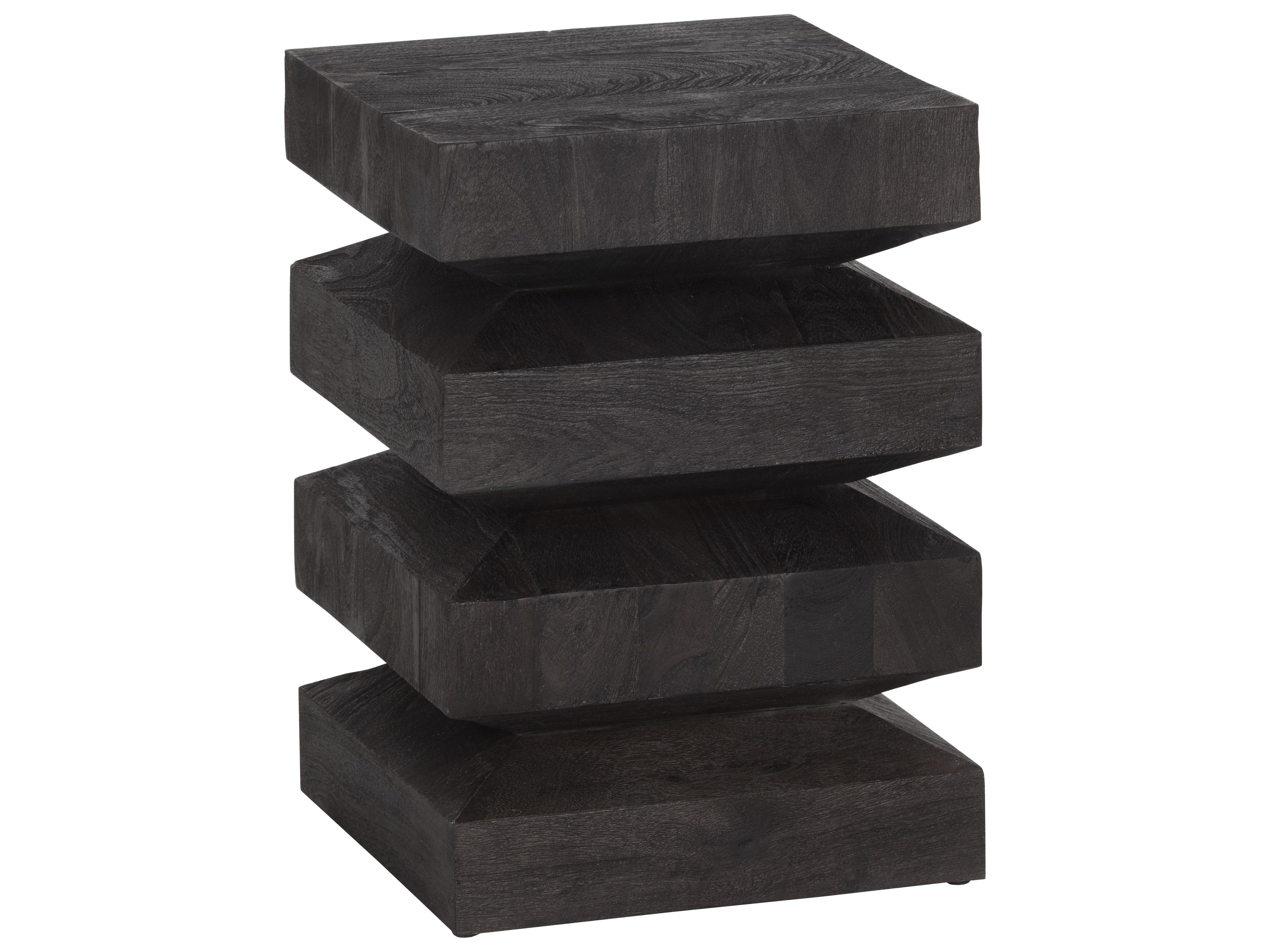 Sunpan Cormac Square Wood Brushed End Table