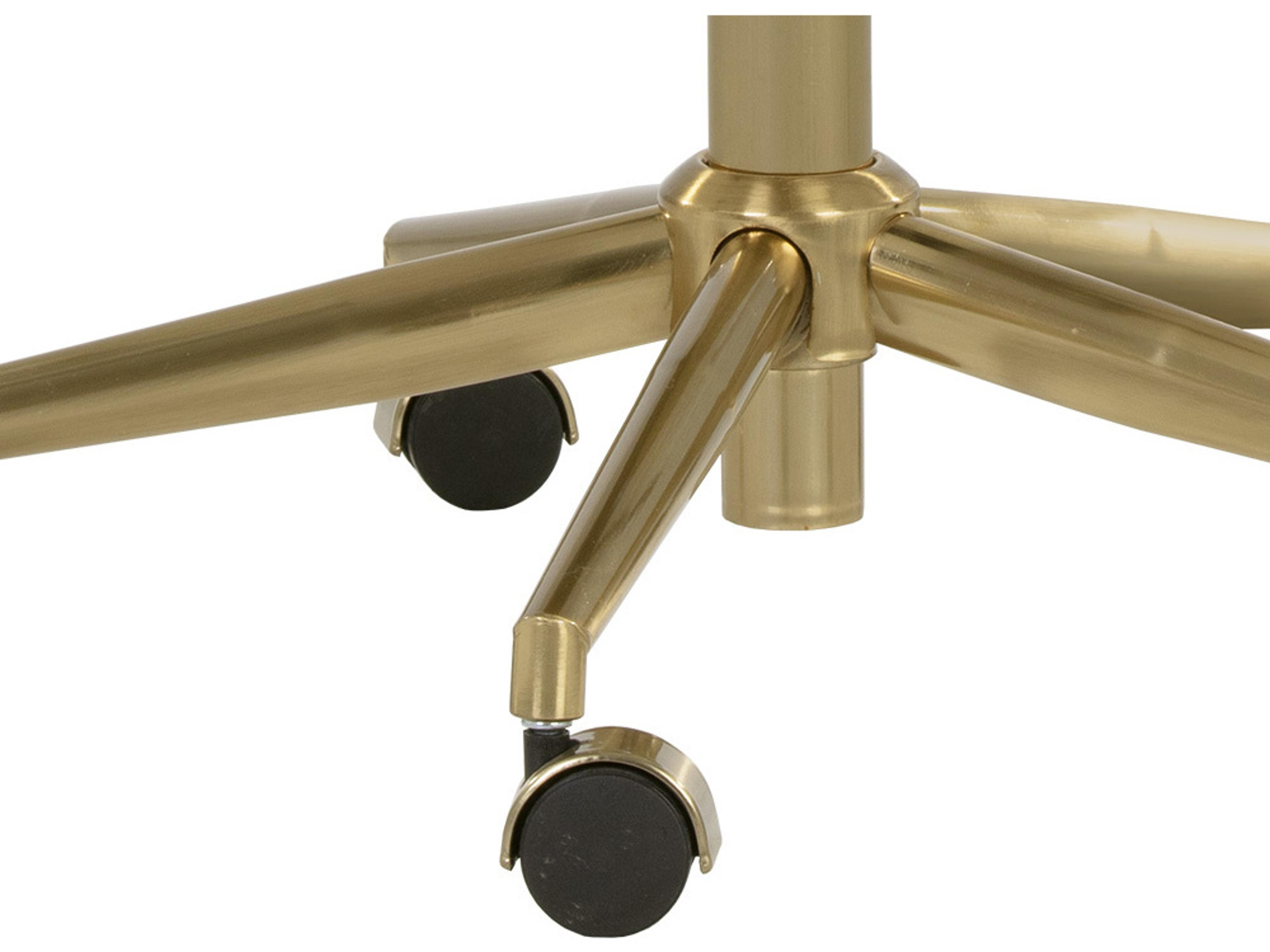 Sunpan Kleo White Faux Leather Swivel Computer Office Chair