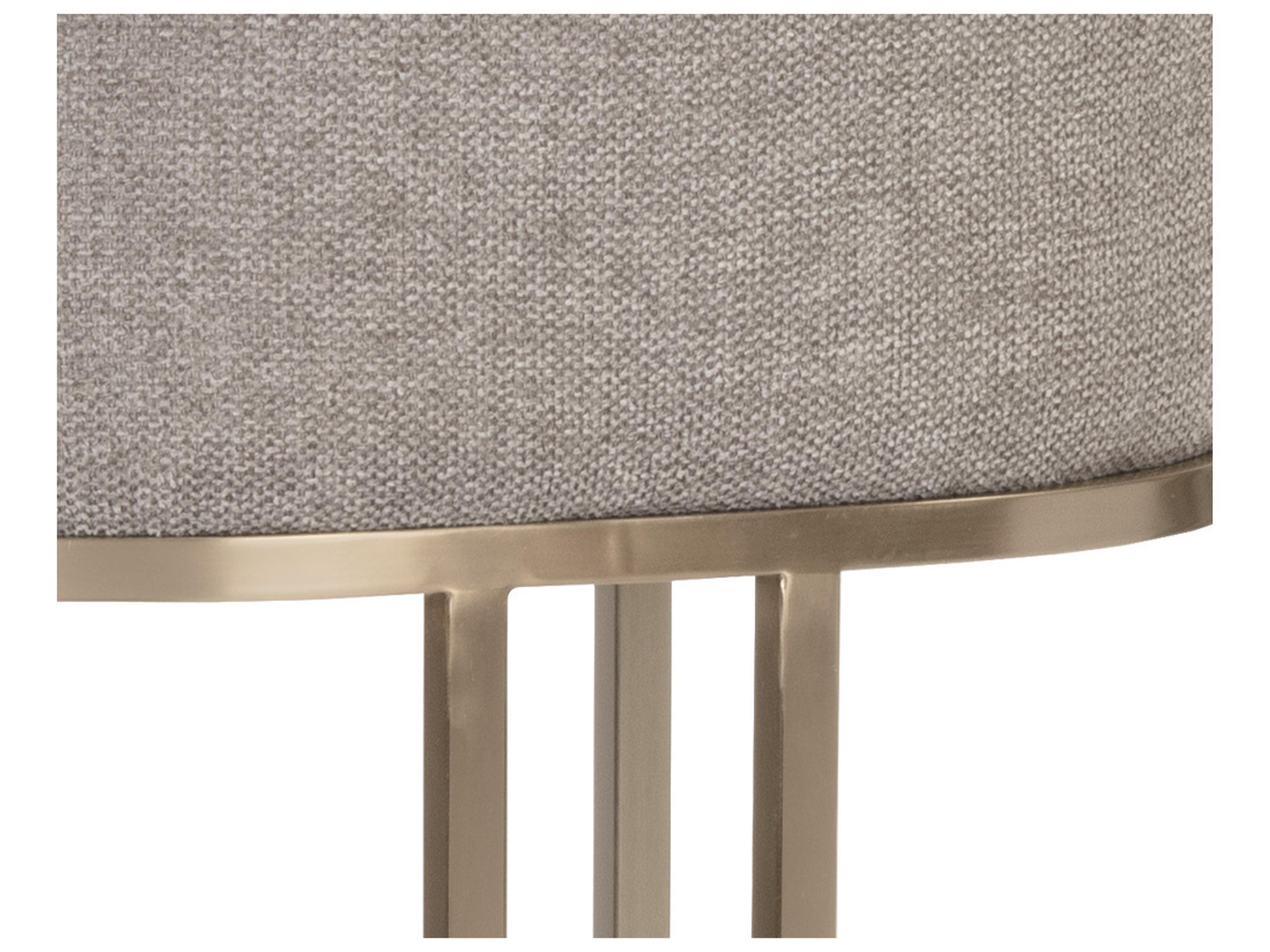 Sunpan Rayla Belfast Oyster Shell Upholstered Bar Stool