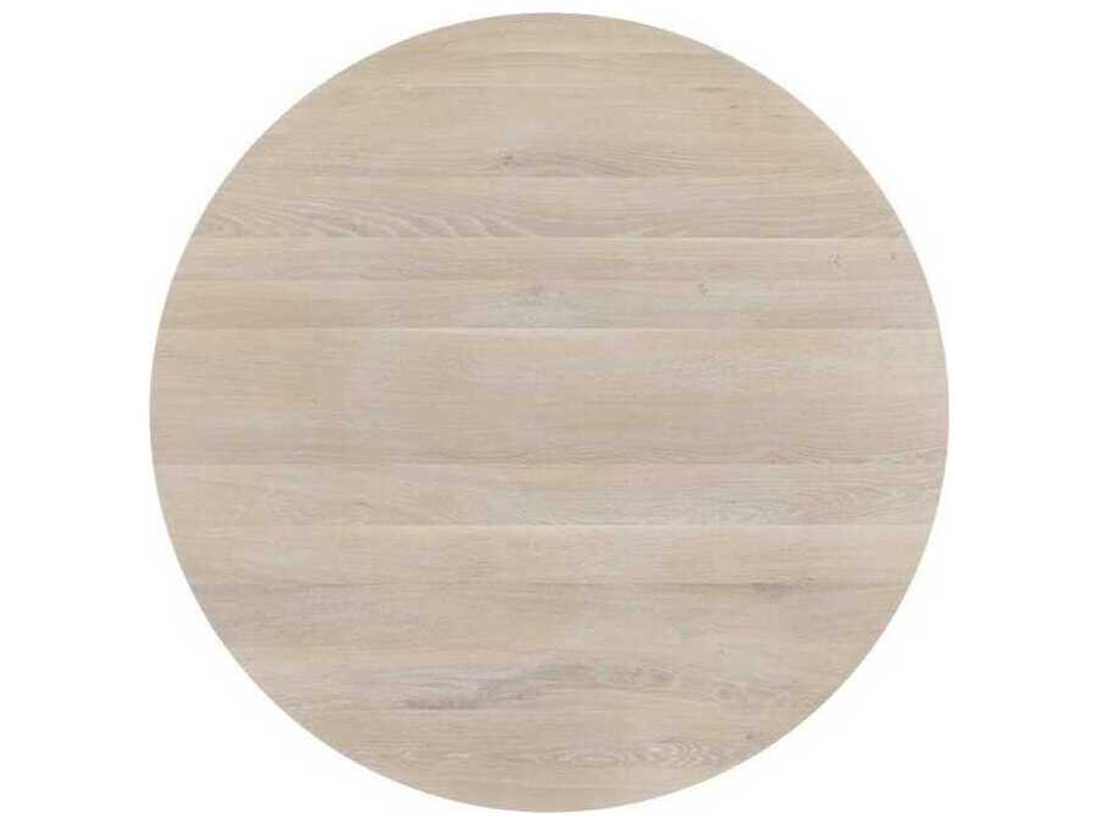 Sunpan Althea Round Wood Light Oak Dining Table