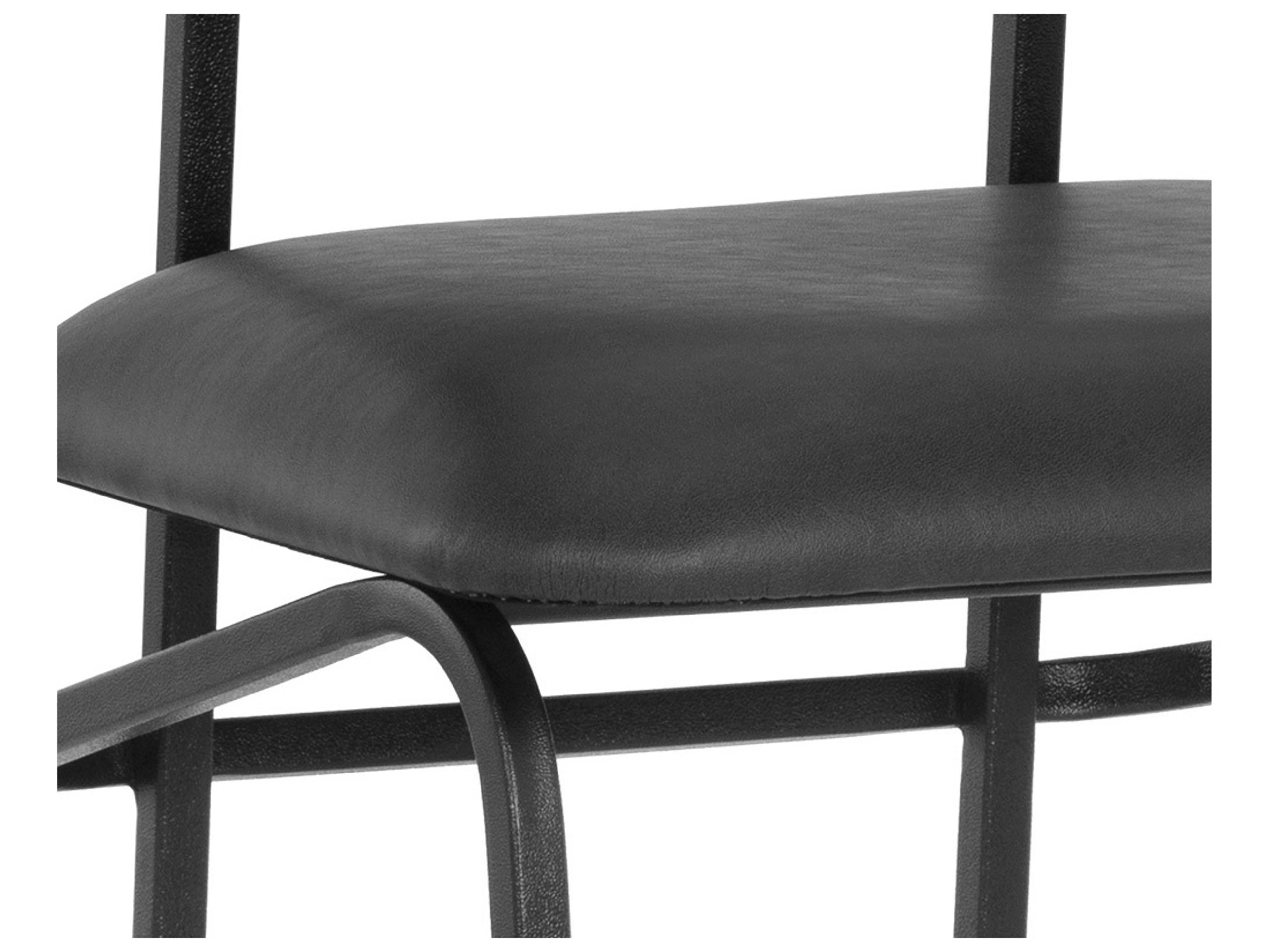 Sunpan Gibbons Dark Grey Black Bar Stool