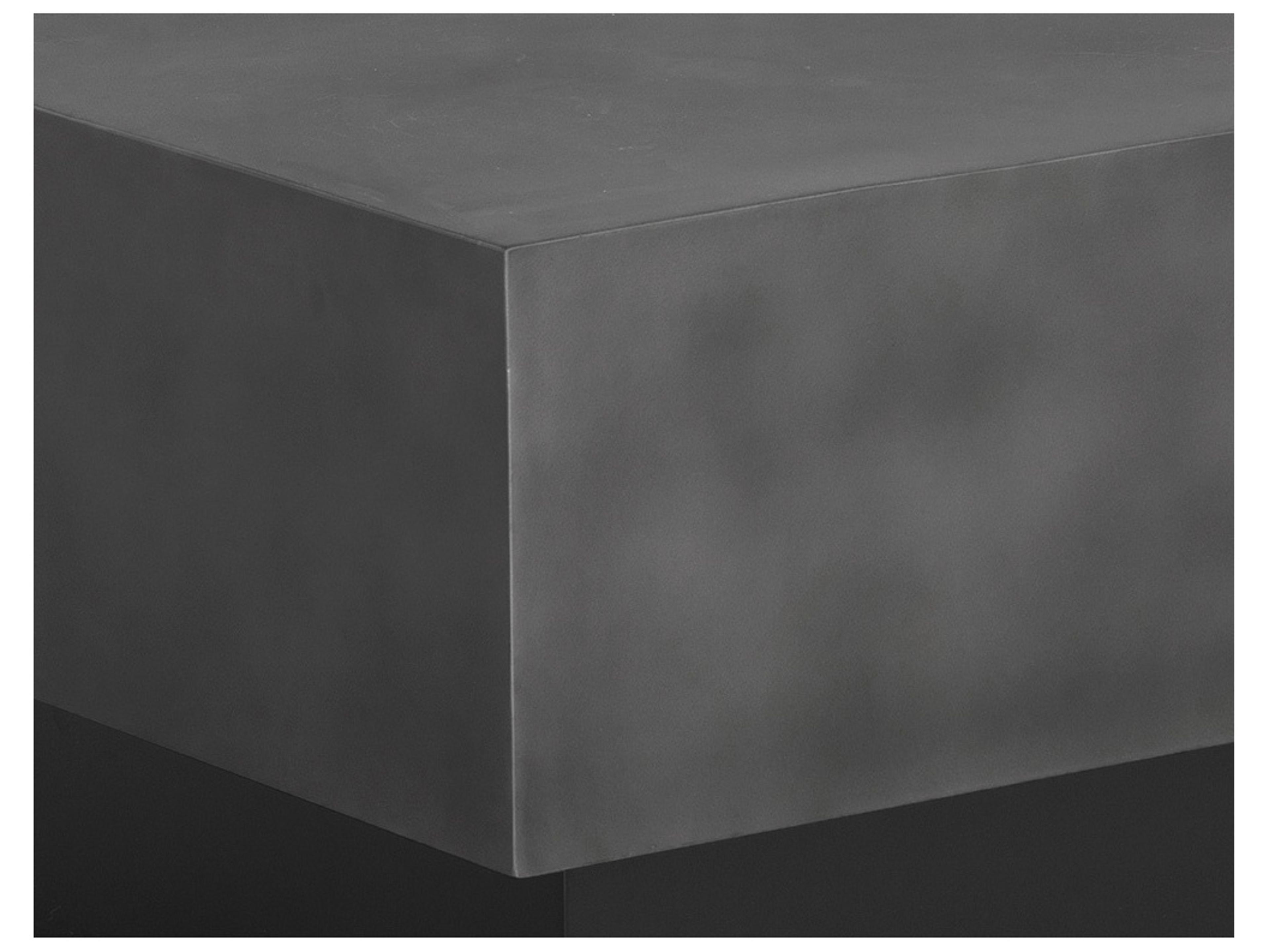 Sunpan Blakely Rectangular Gunmetal Matte Black Coffee Table