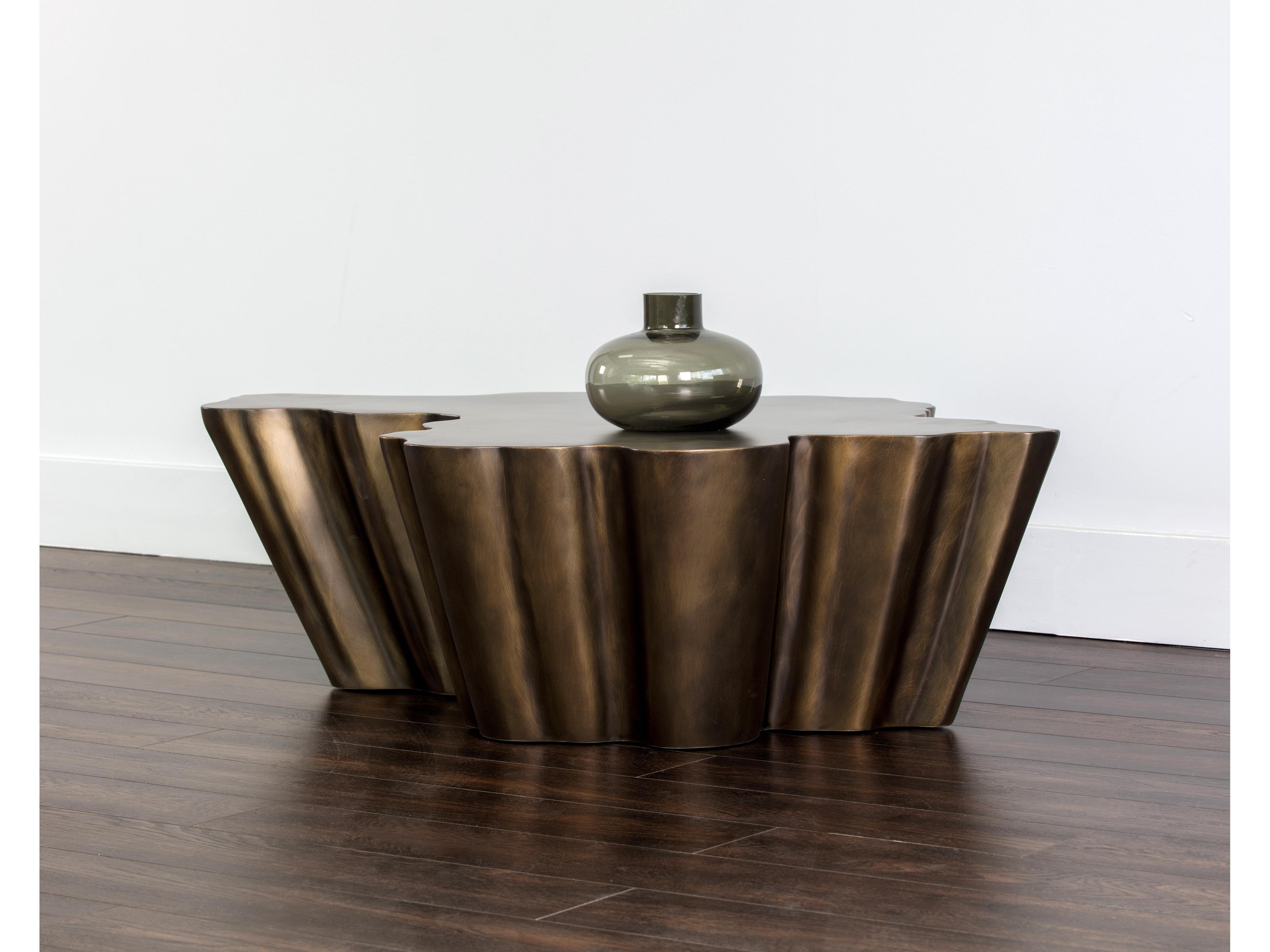 Lynx Coffee Table Organic Antique Bronze