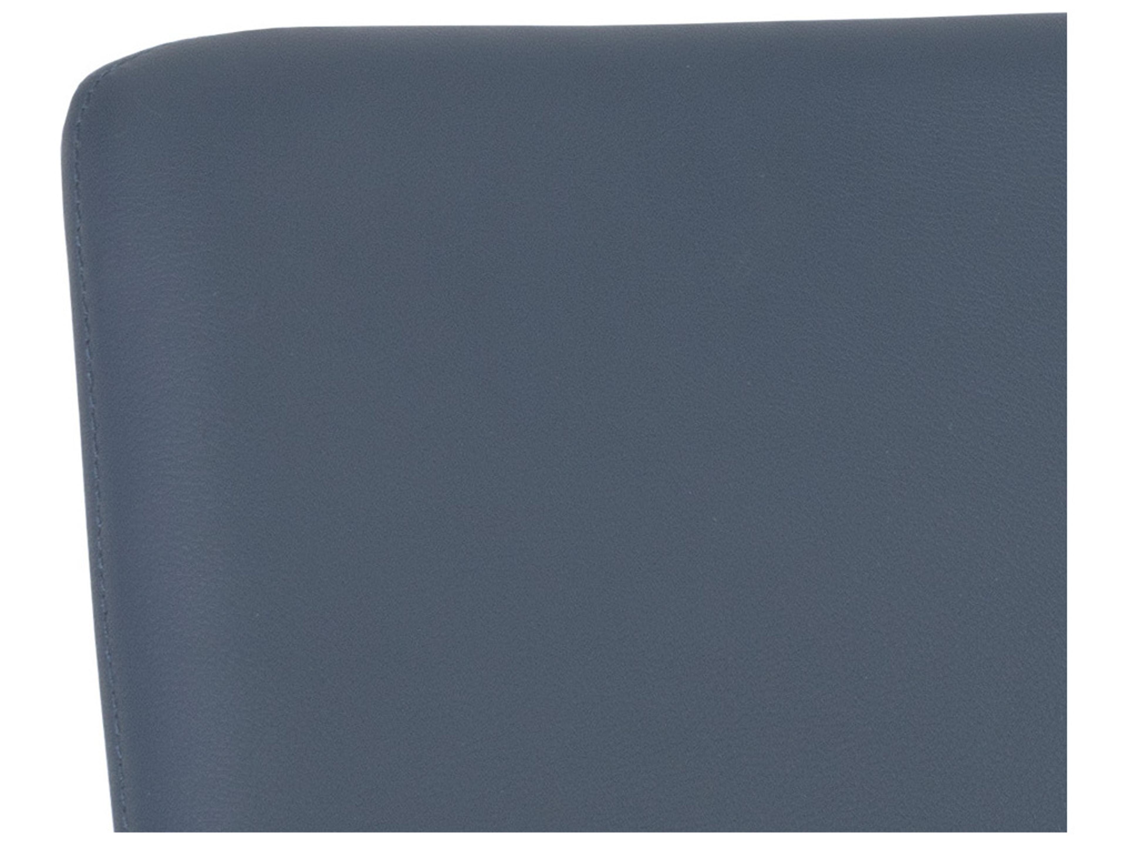 Sunpan Ikon Carlo Blue Arm Dining Chair