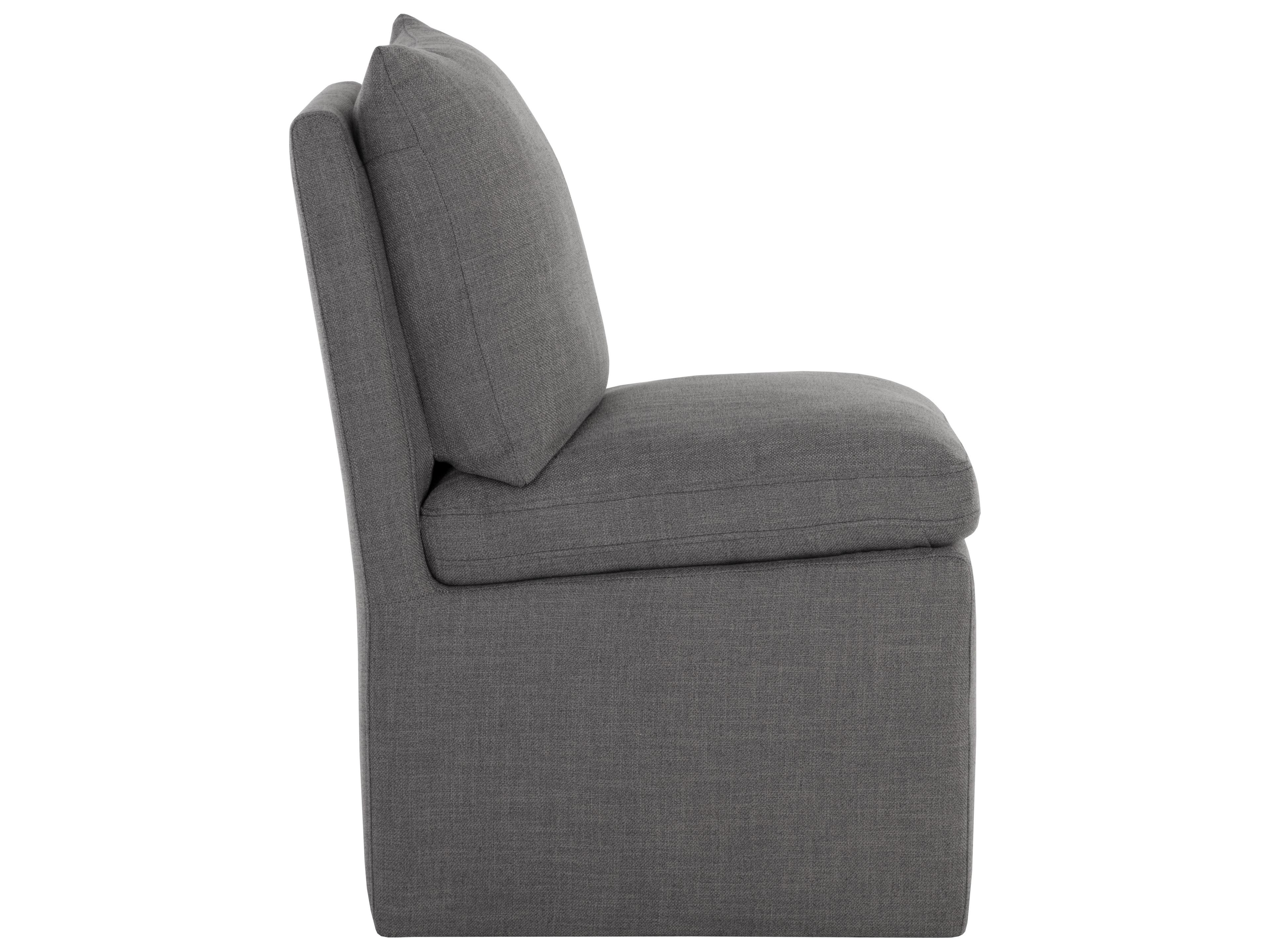 Sunpan 5west Glenrose Gray Upholstered Side Dining Chair