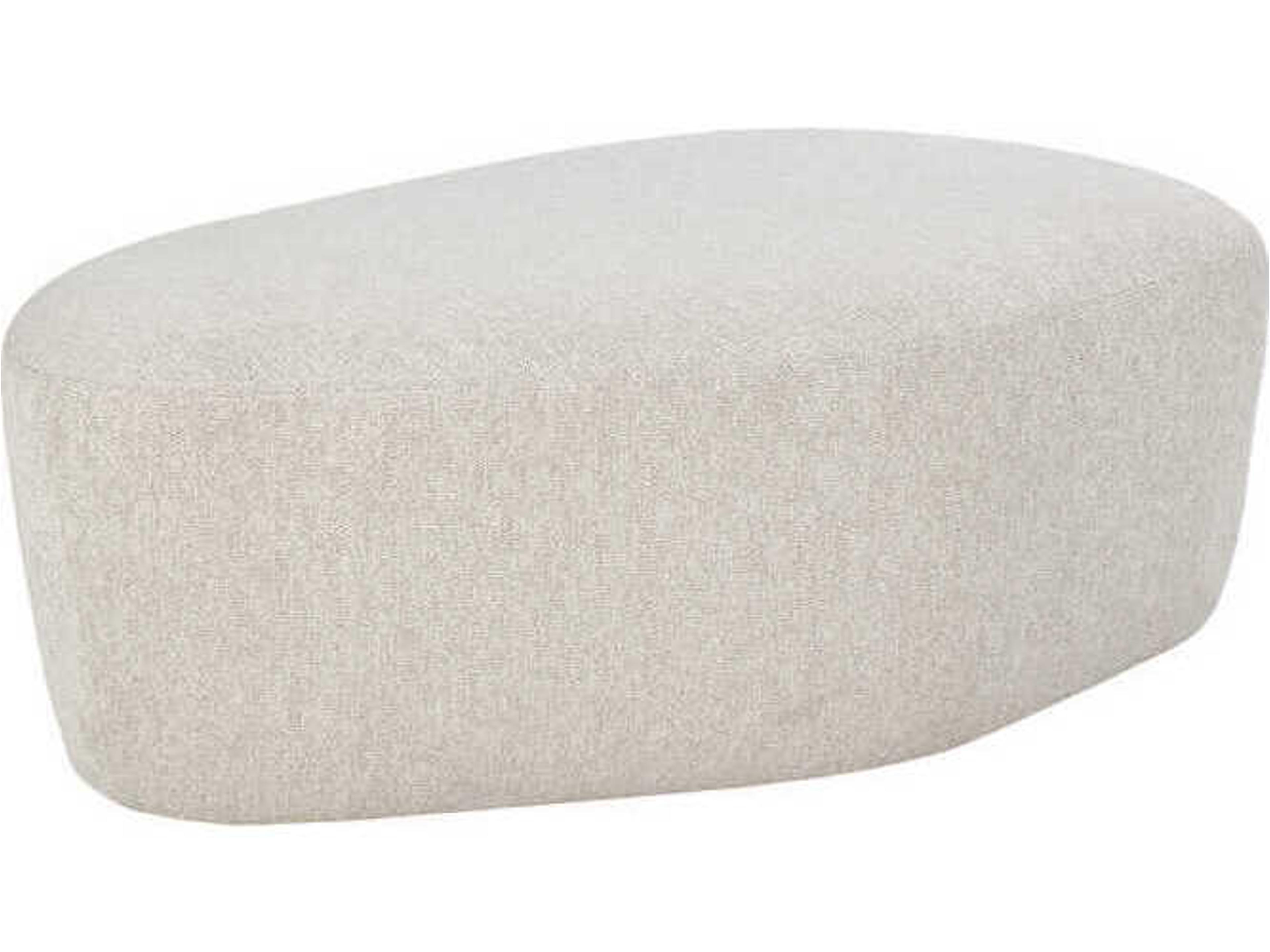 Soraya Dove Cream Upholstered Ottoman