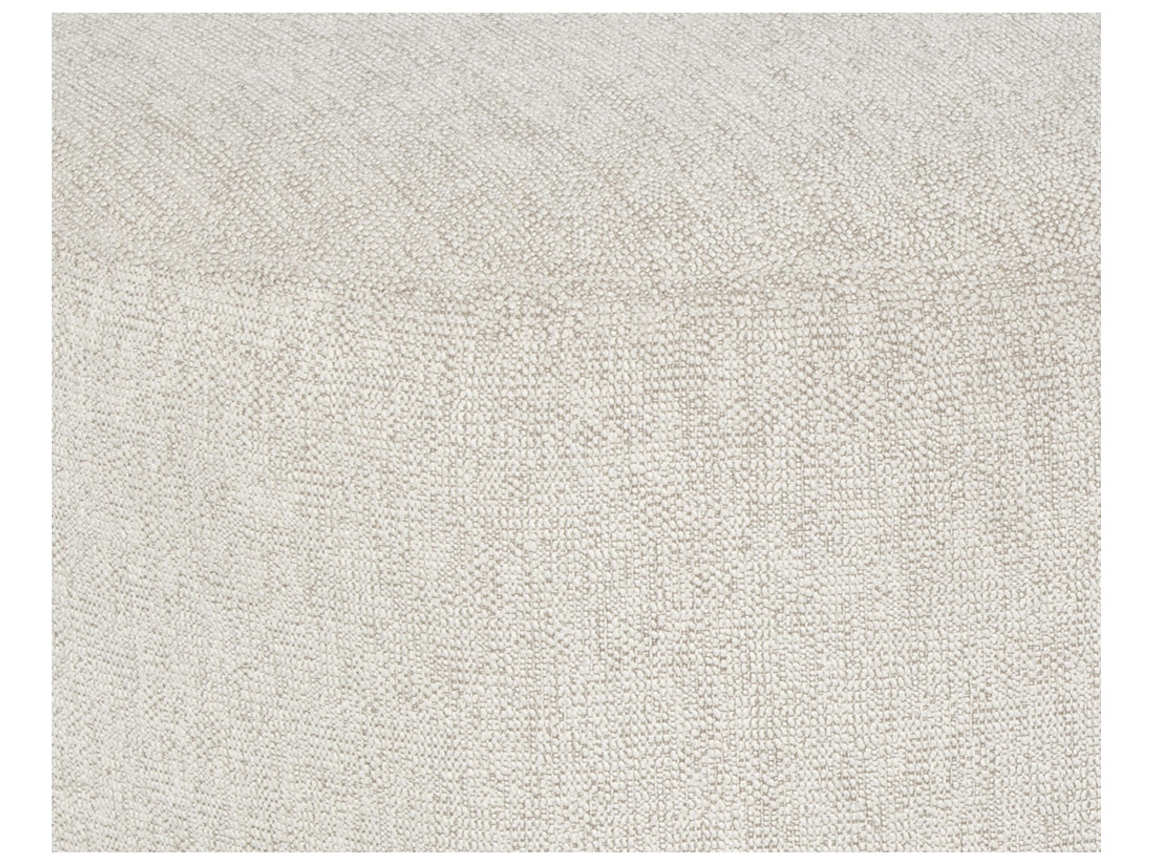 Sunpan Soraya Dove Cream Upholstered Ottoman