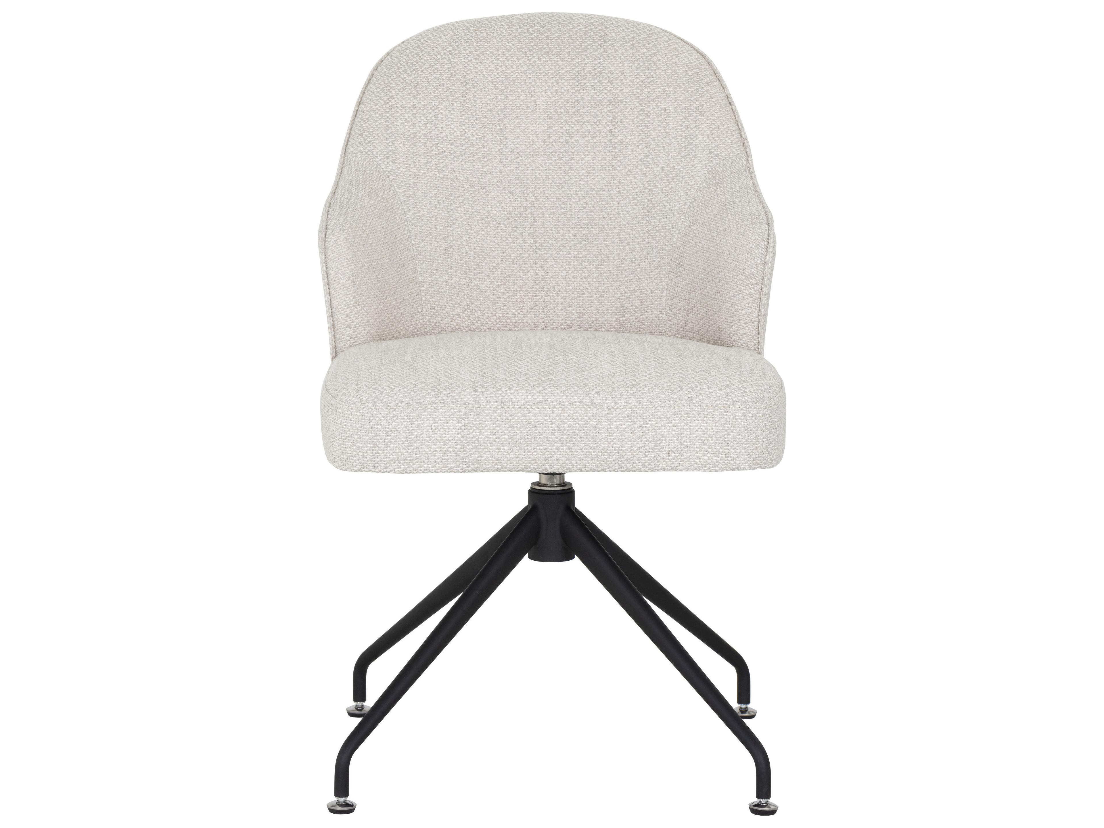 5west Bretta White Upholstered Side Dining Chair