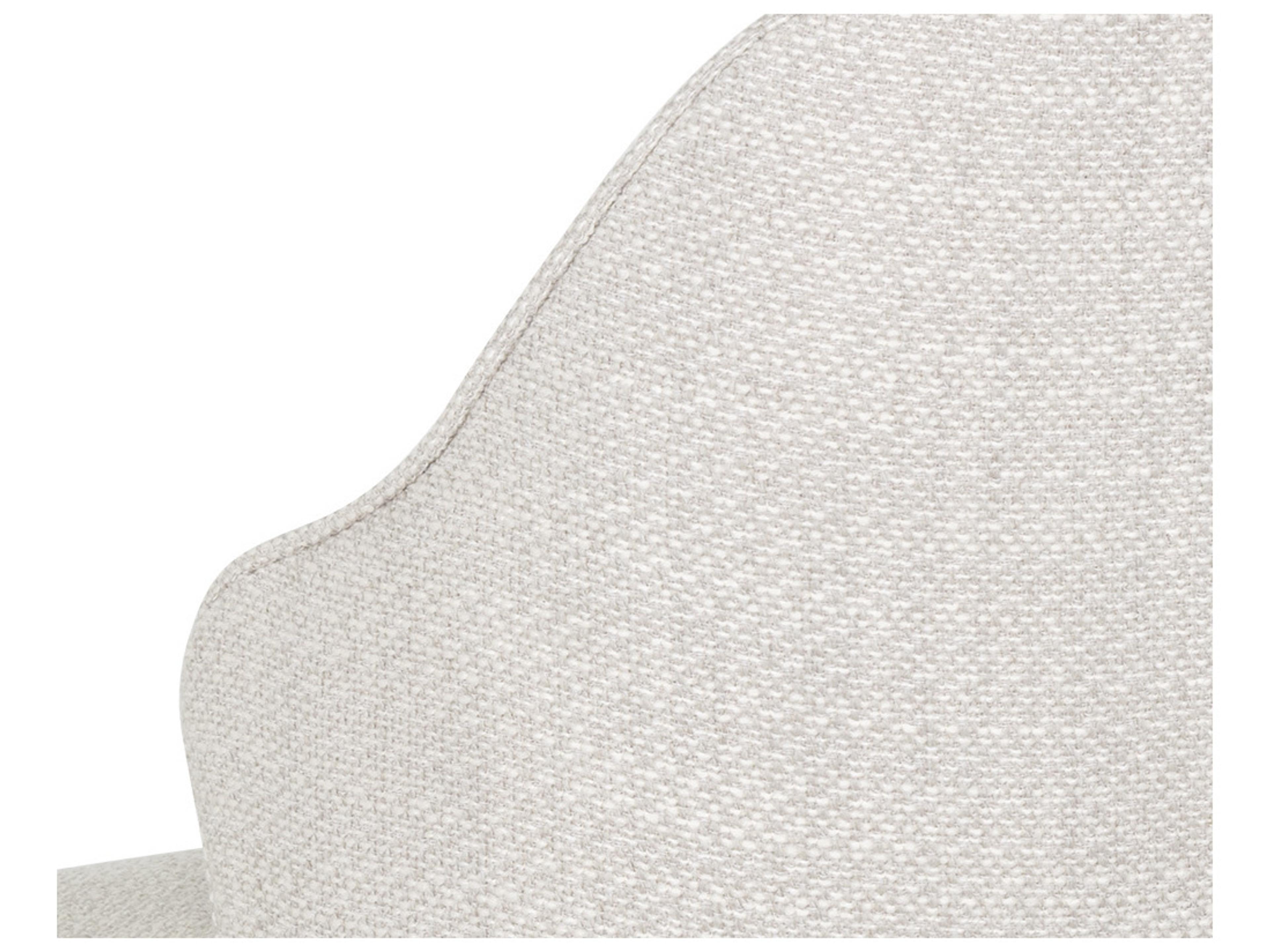 Sunpan 5west Bretta White Upholstered Side Dining Chair