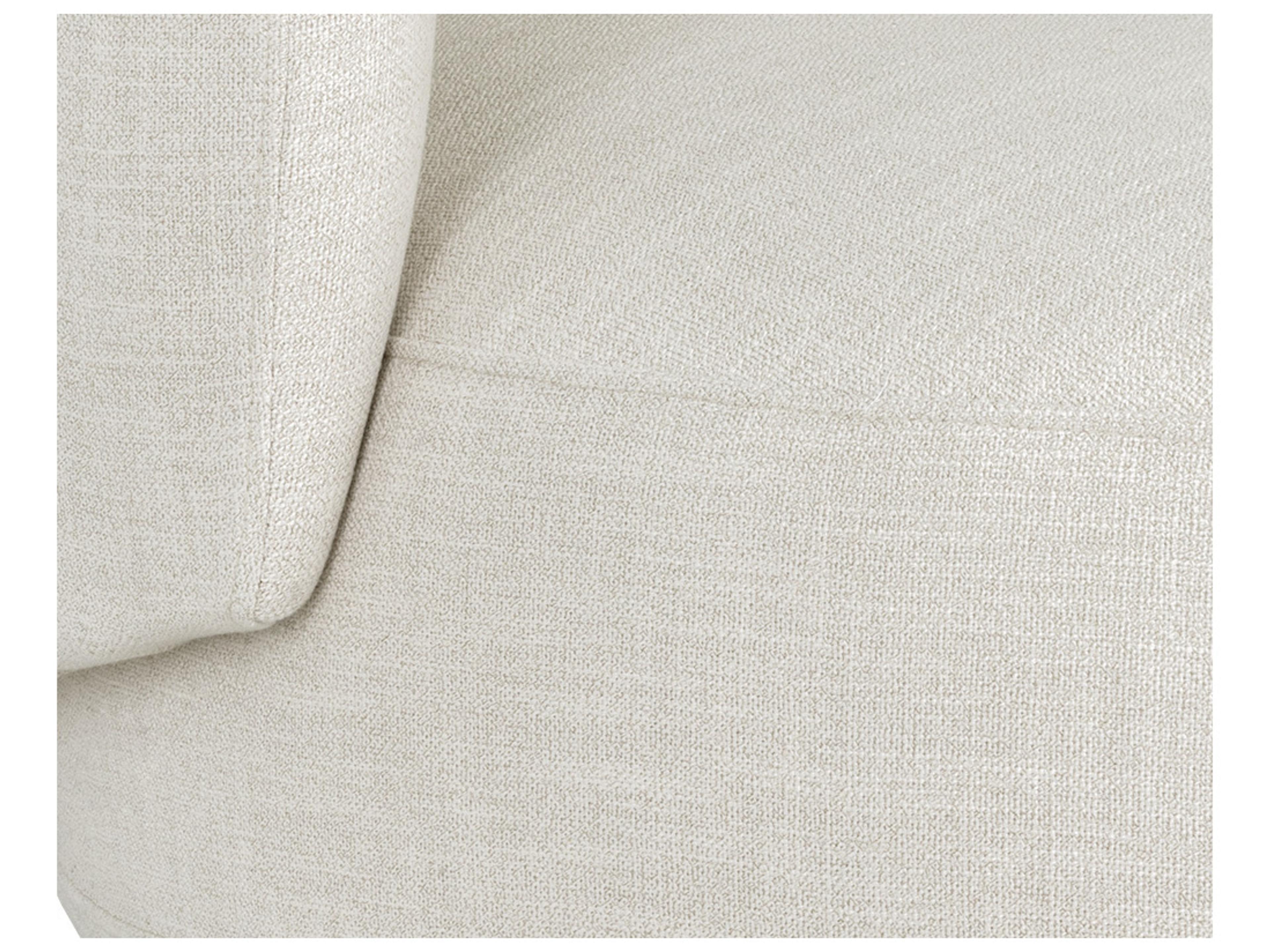 Sunpan Walsh Swivel White Accent Chair