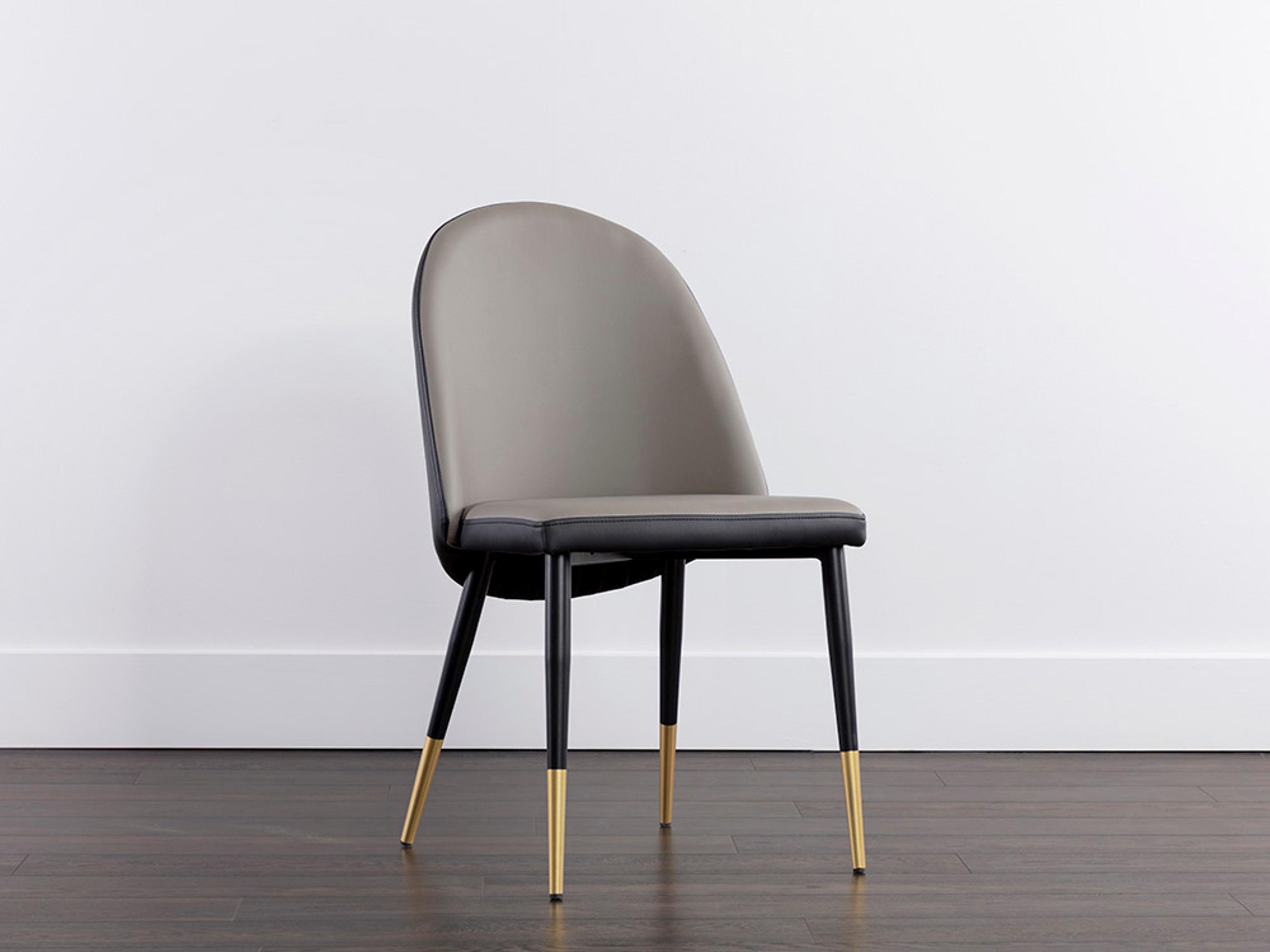 Sunpan Kline Dillon Stratus Faux Leather Side Dining Chair