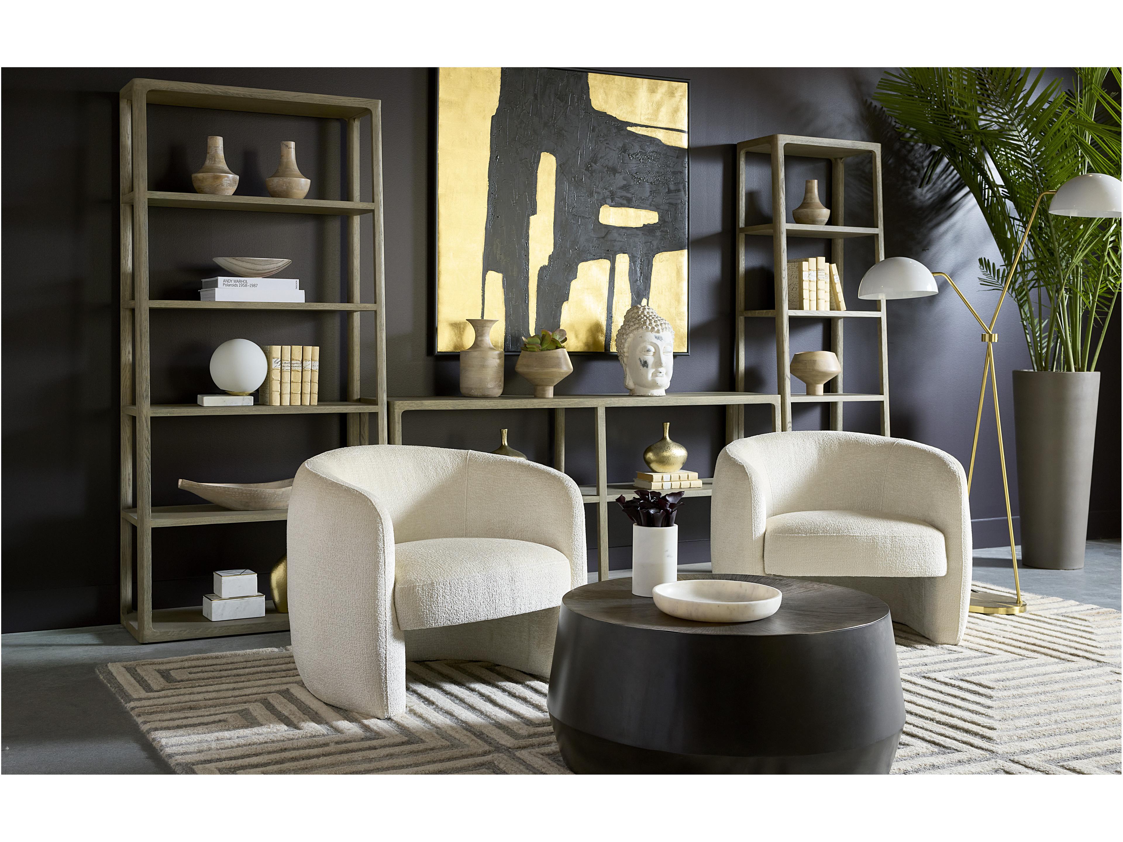 Sunpan Doncaster Grey Bookcase