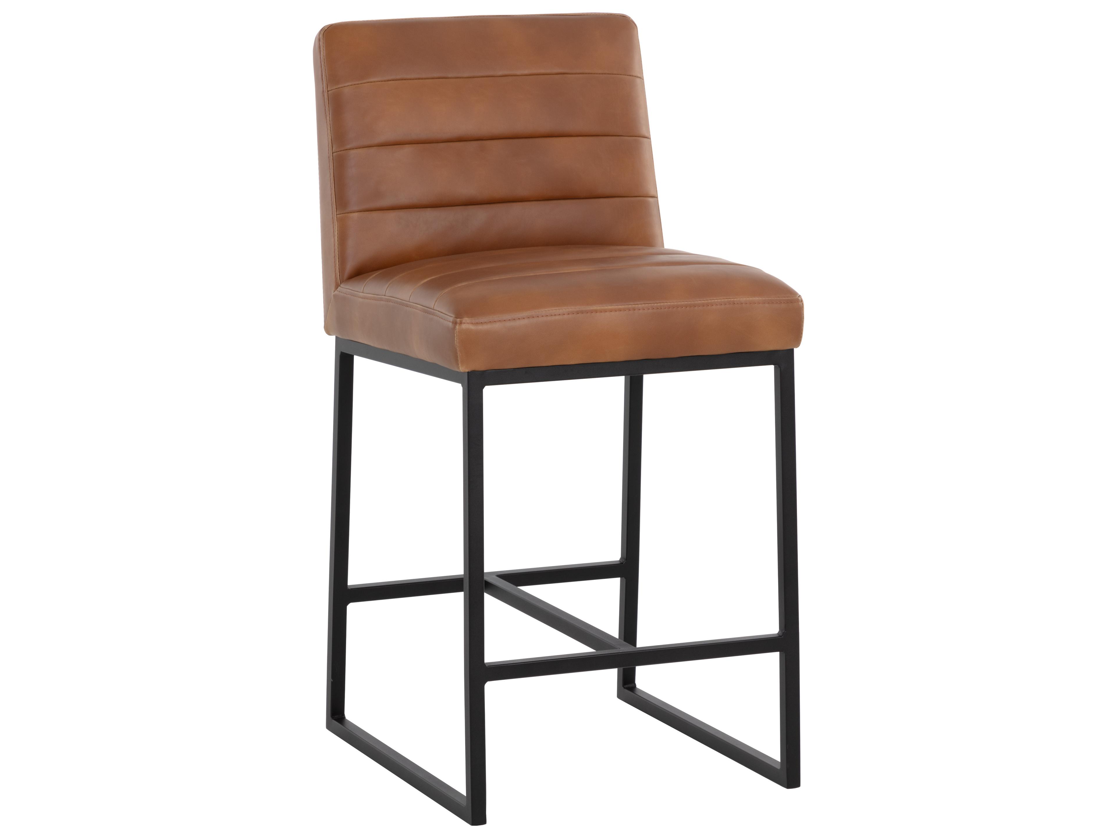 Spyros Counter Stool in Tobacco Tan