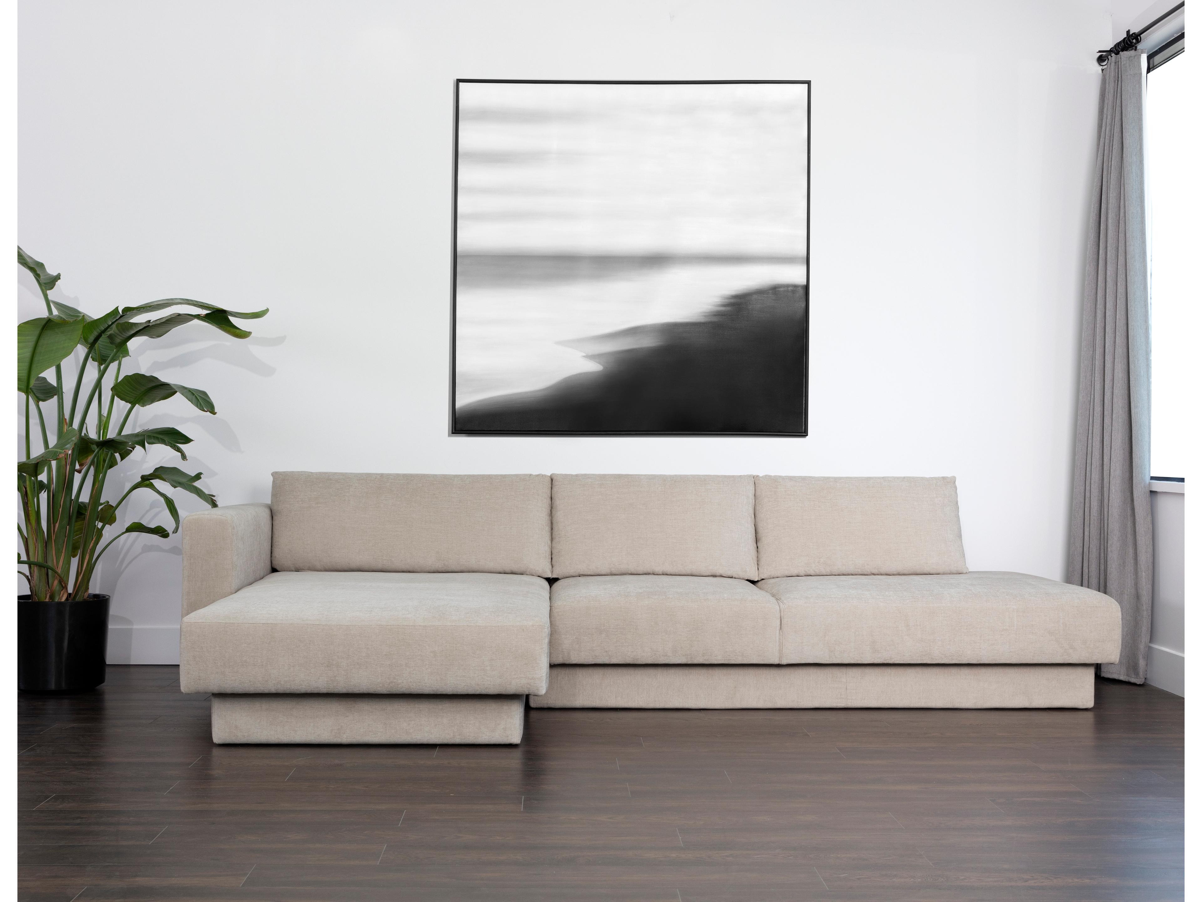 Sunpan Tecoma Upholstered Sectional Sofa with LAF Chaise