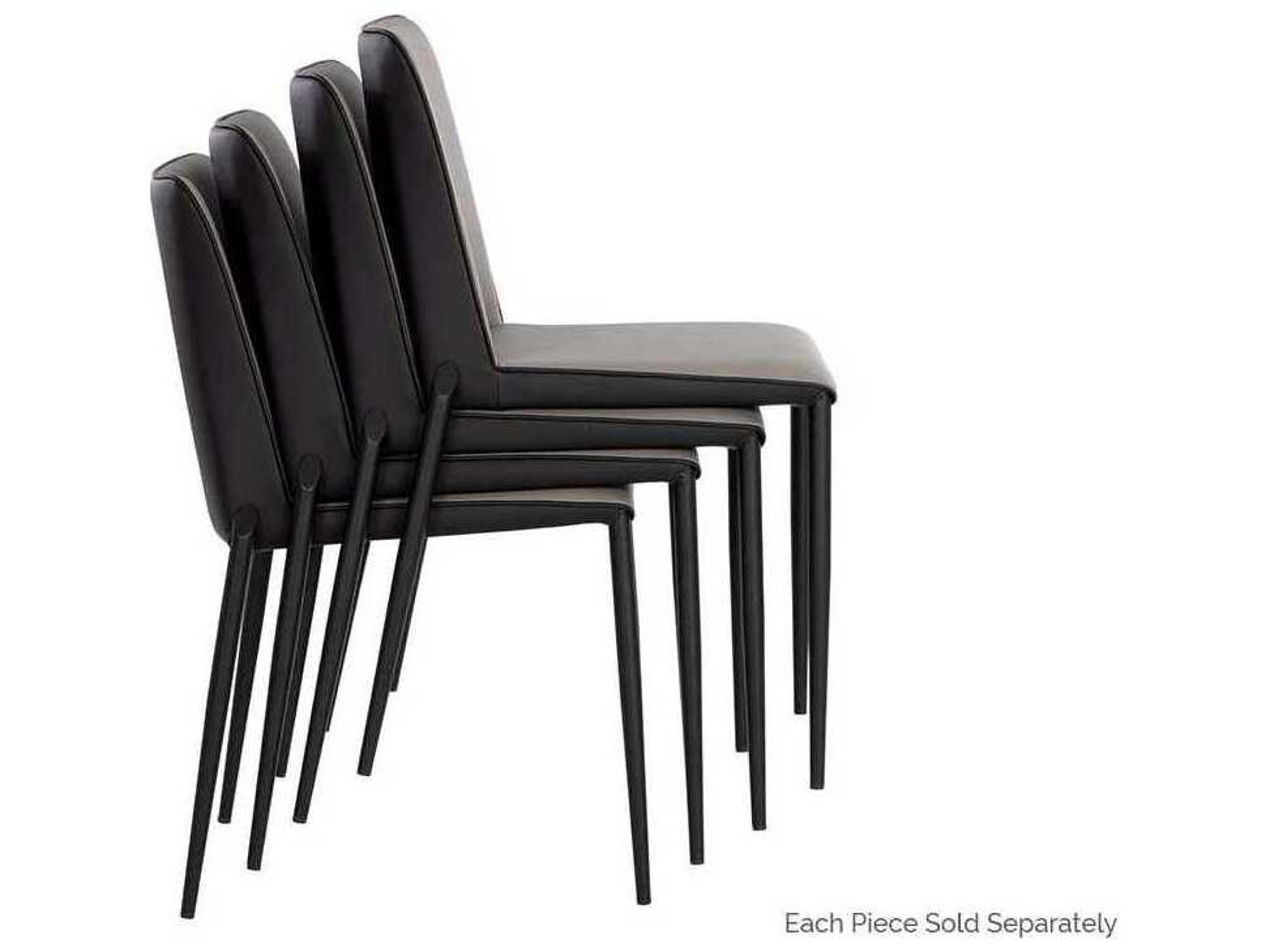 Sunpan Renee Dillon Stratus Faux Leather Side Dining Chair