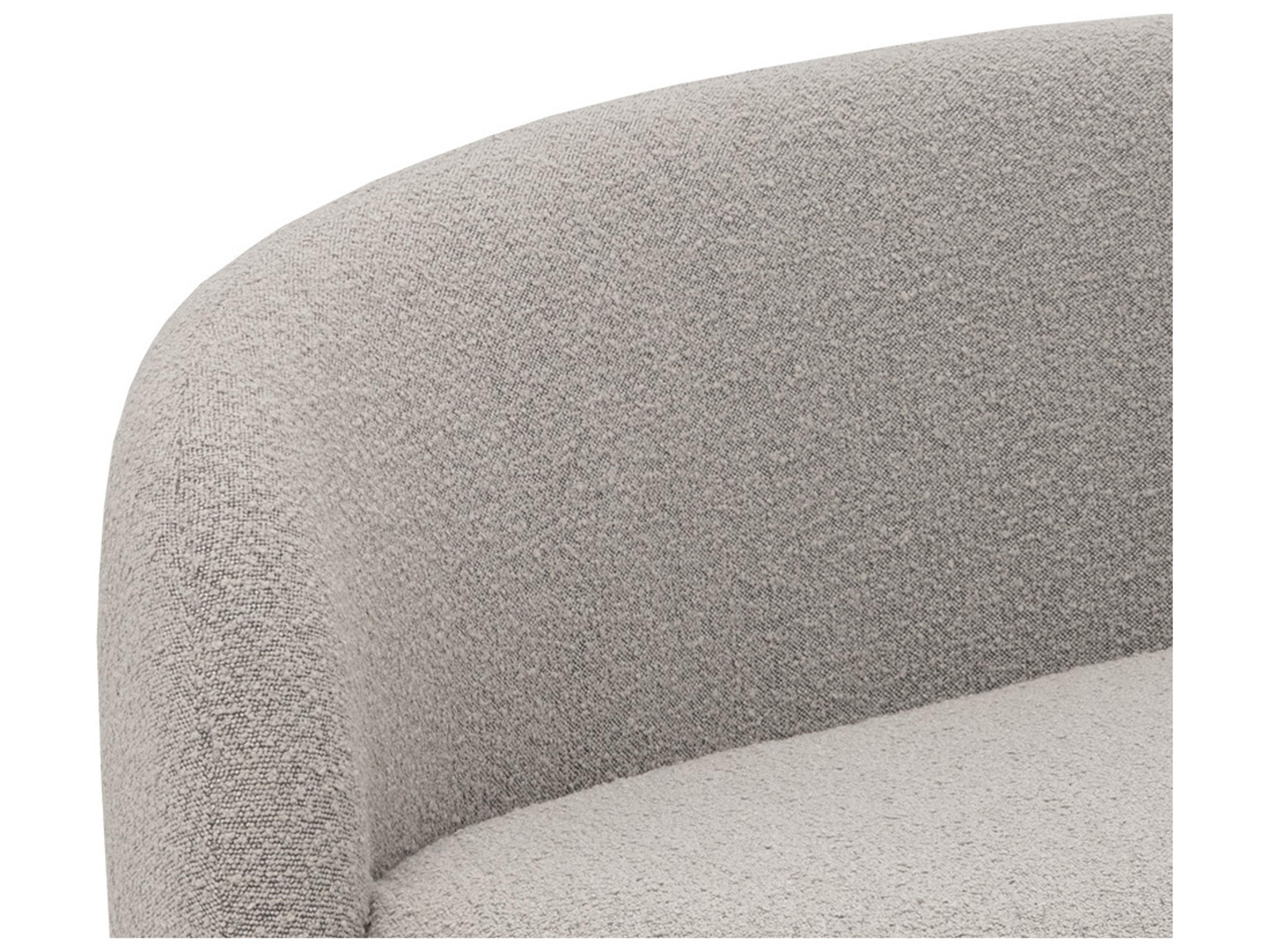Sunpan Kendra Altro Cappuccino Gray Upholstered Sofa