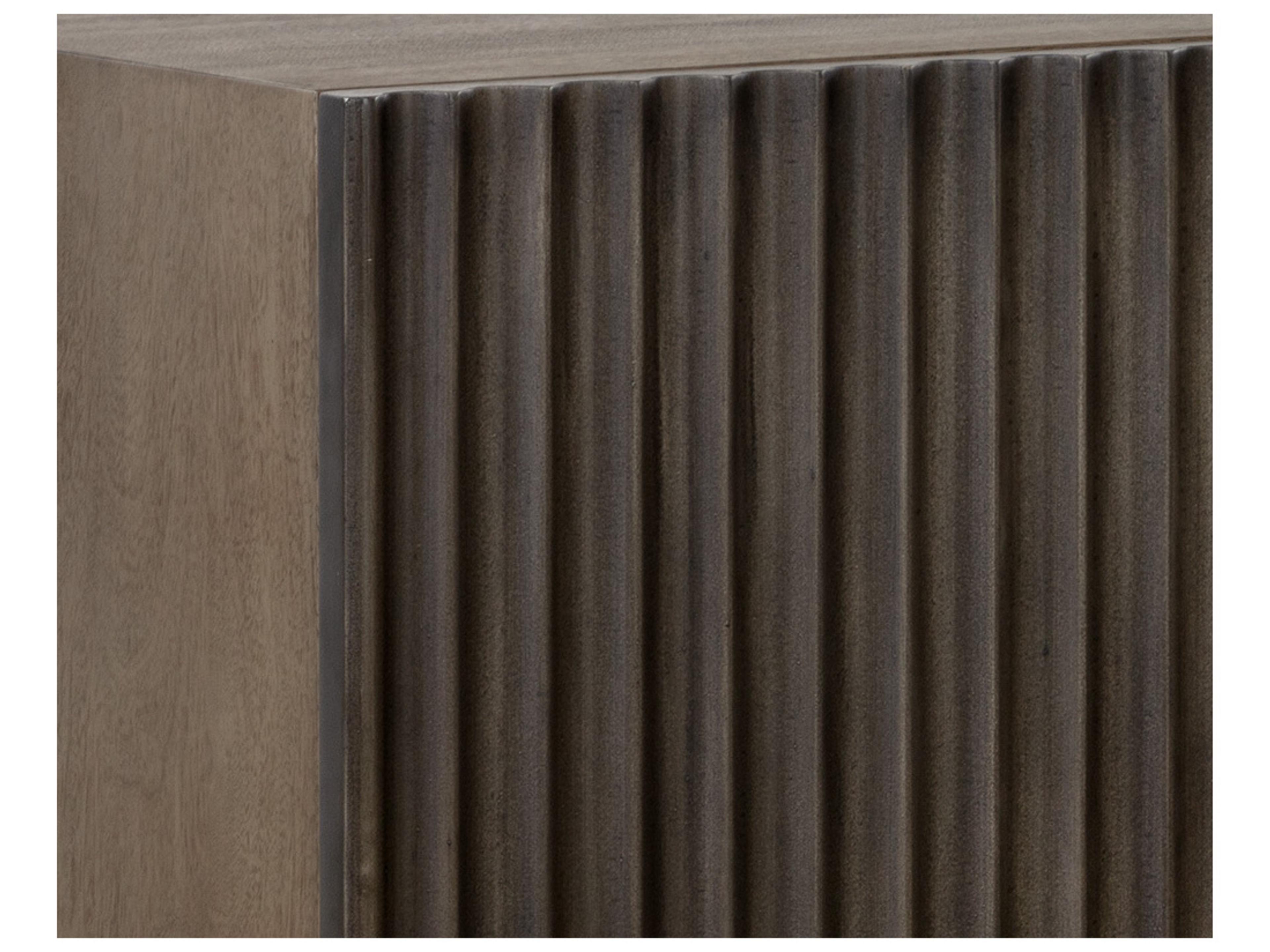 Sunpan Carlin 72" Mango Wood Taupe Antique Bronze Sideboard