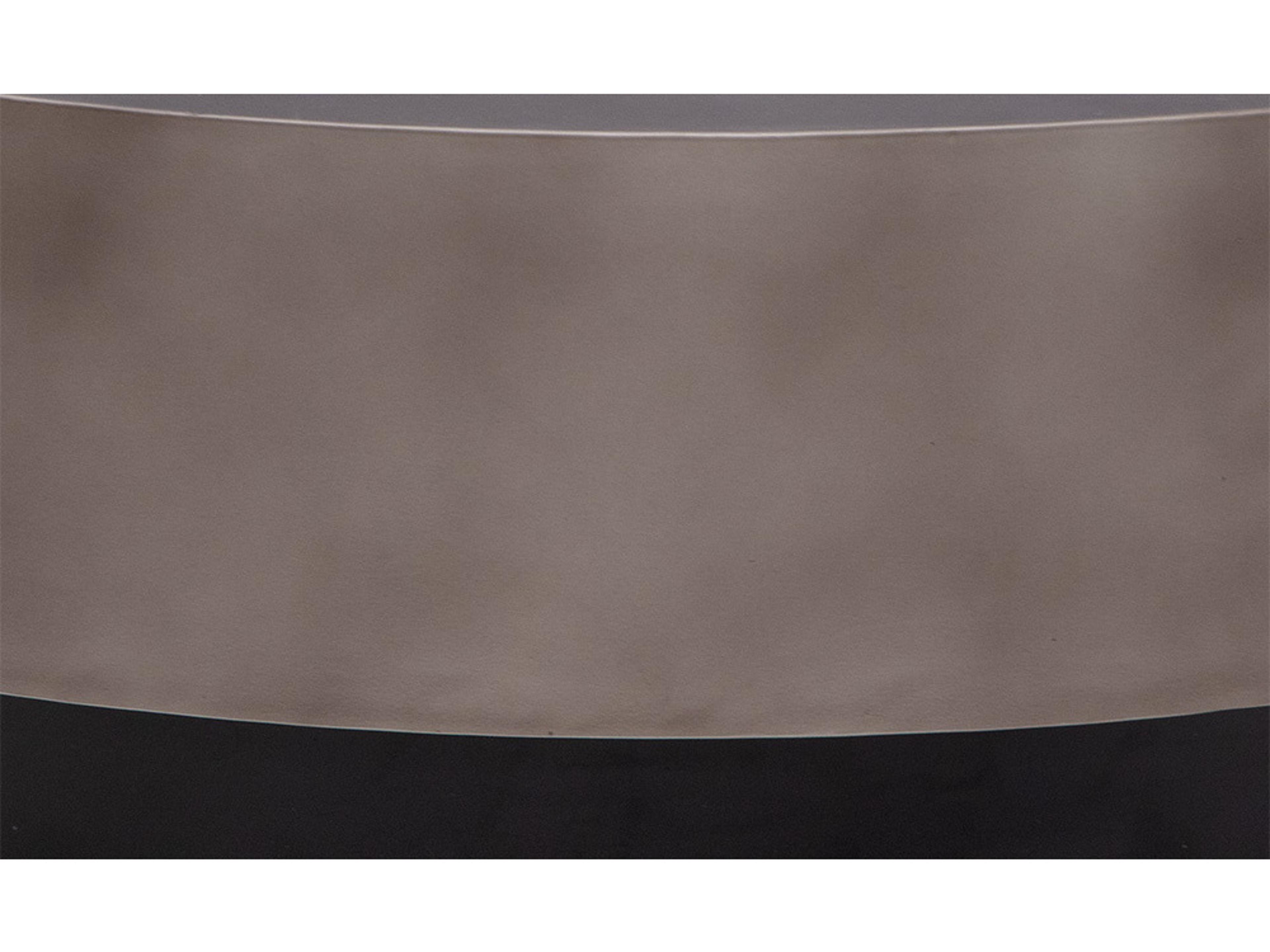 Sunpan Bernaby Round Gunmetal Black Coffee Table