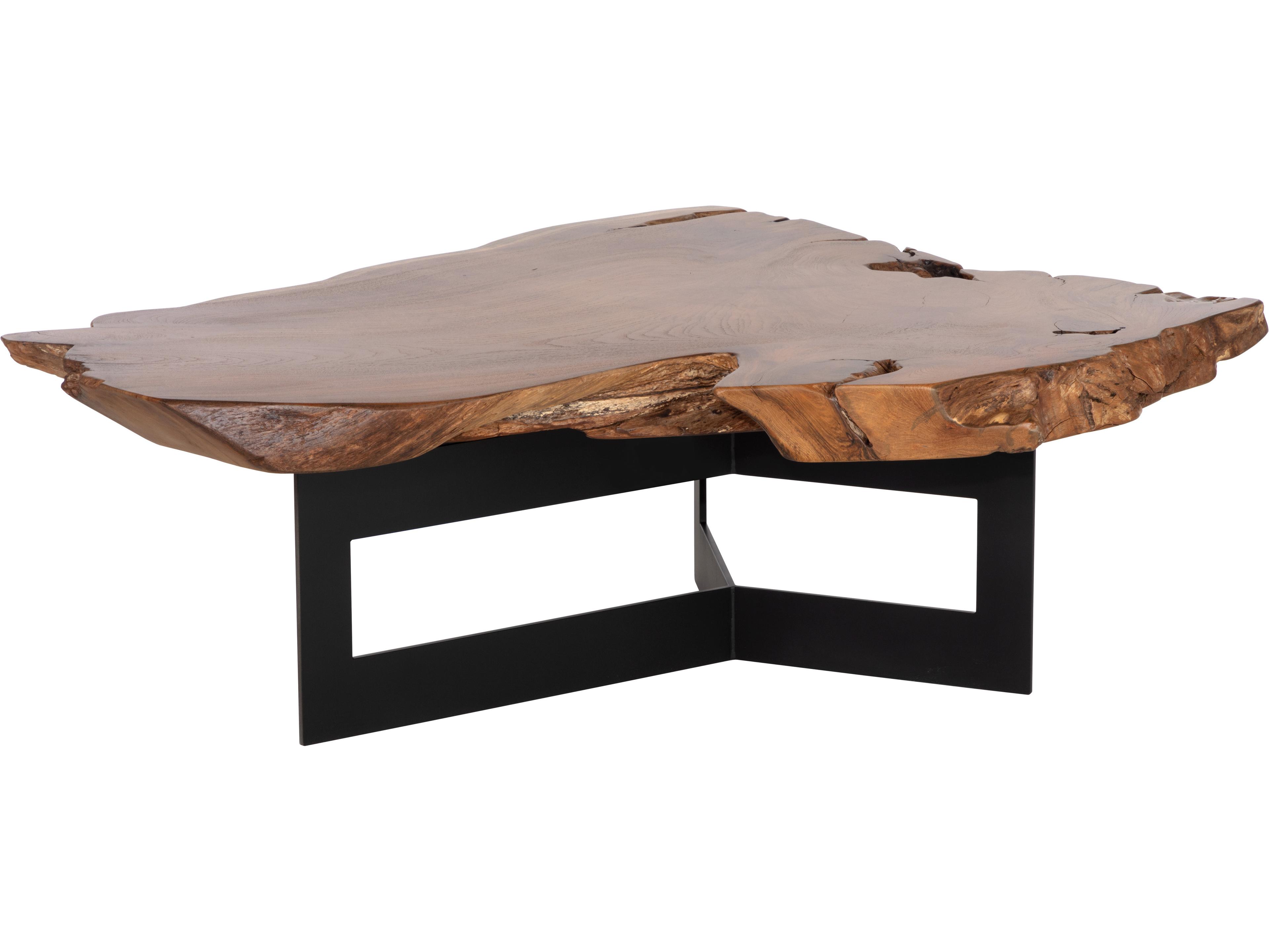 Sunpan Wyatt Wood Brown Coffee Table