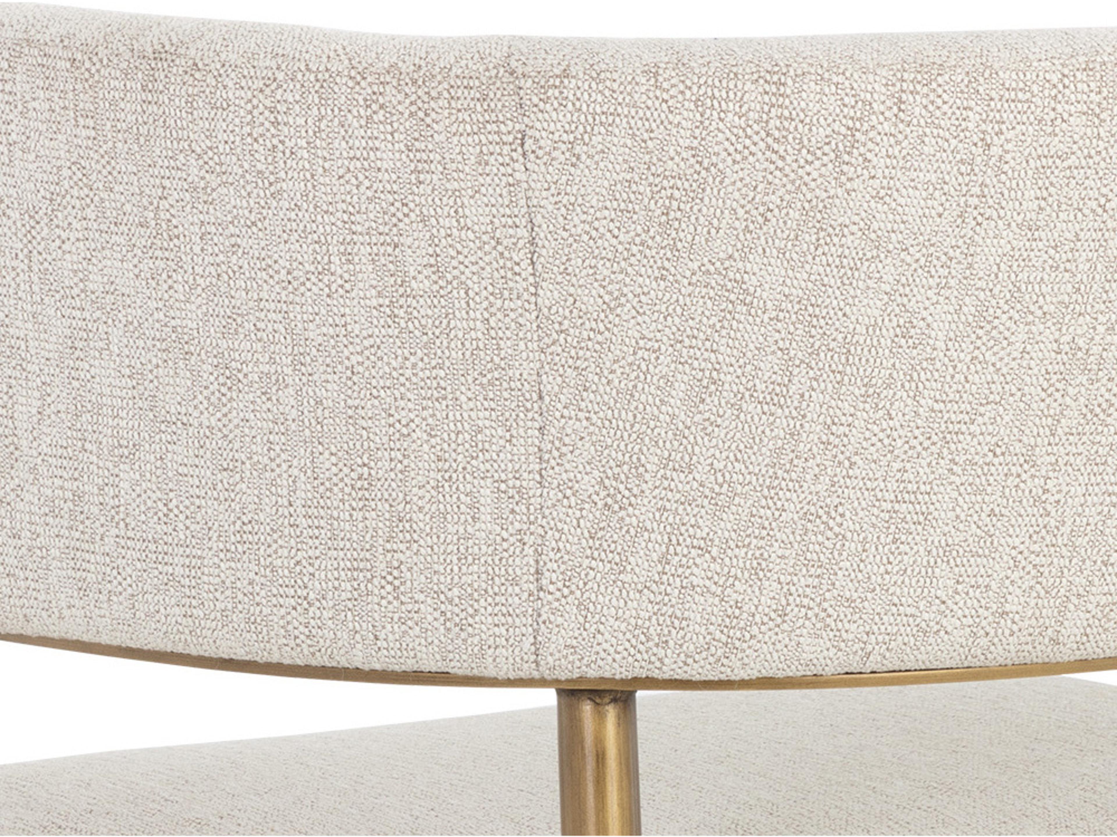 Sunpan Maestro Beige Fabric Accent Chair