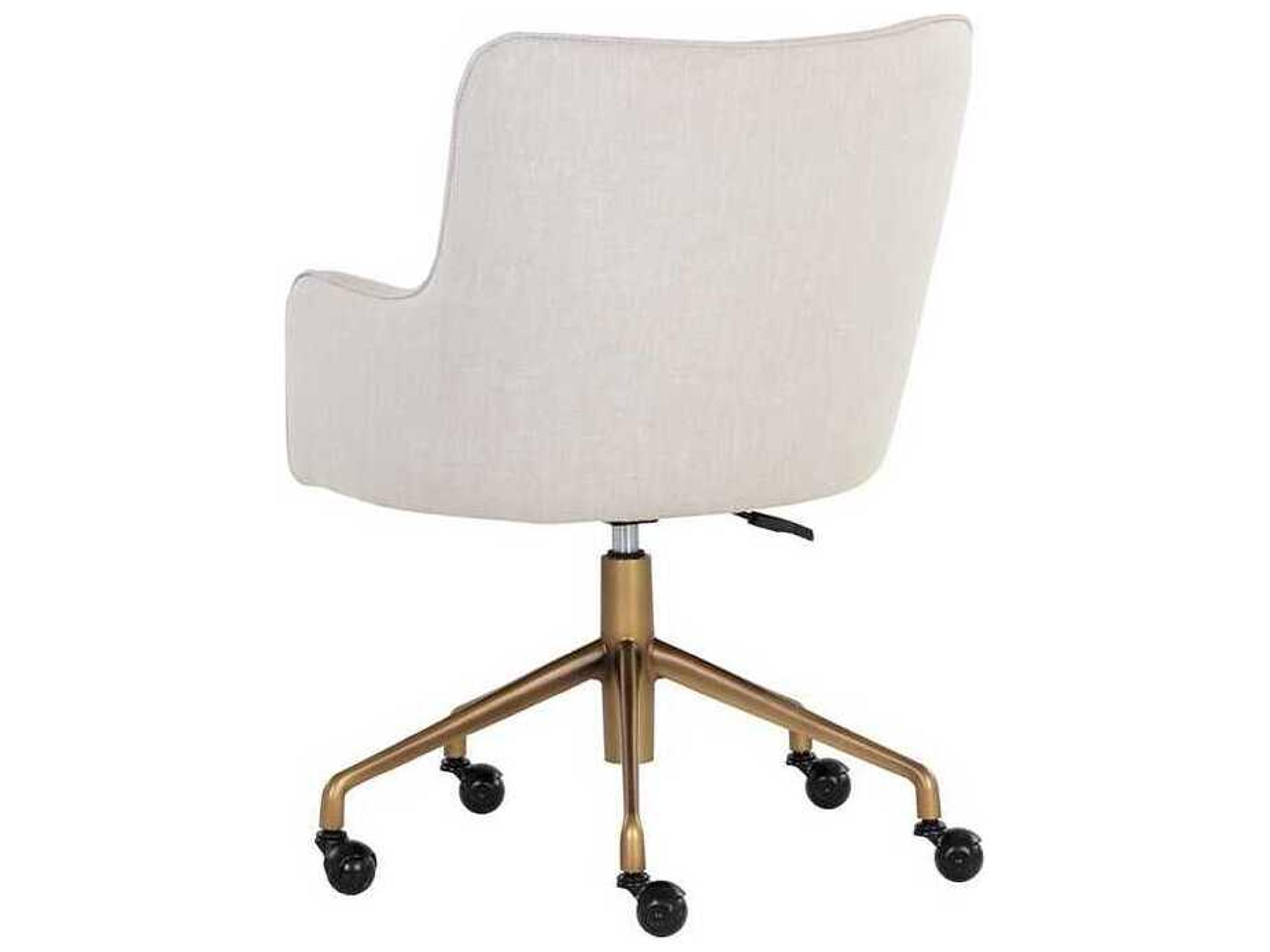 Sunpan Irongate Upholstered Adjustable Swivel Task Office Chair