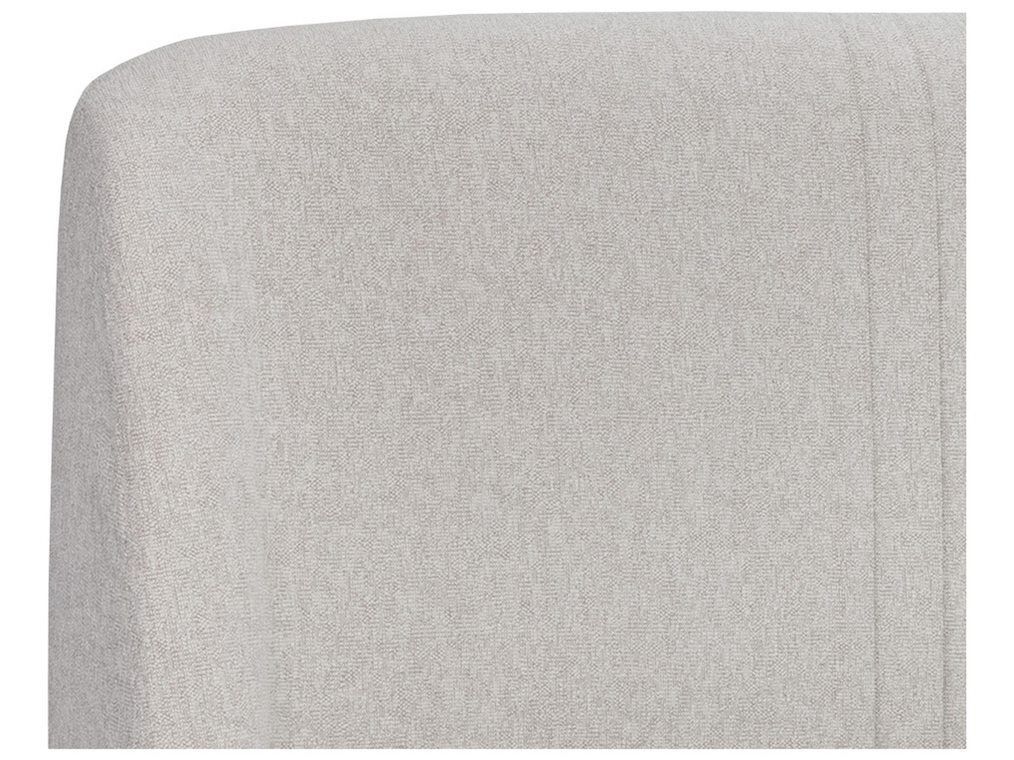 Sunpan Nevin Dove Cream Beige Upholstered Queen Platform Bed