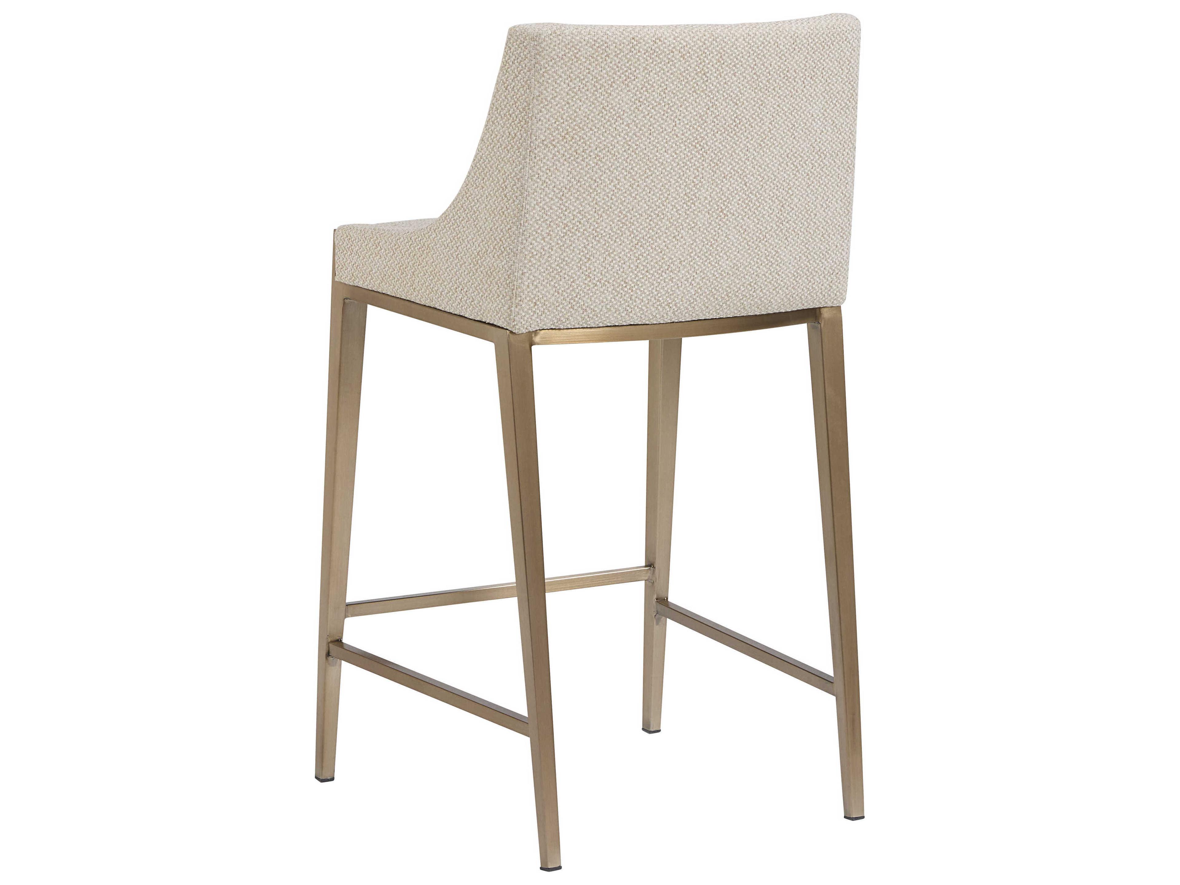 Sunpan Dionne Monument Oatmeal Upholstered Bar Stool