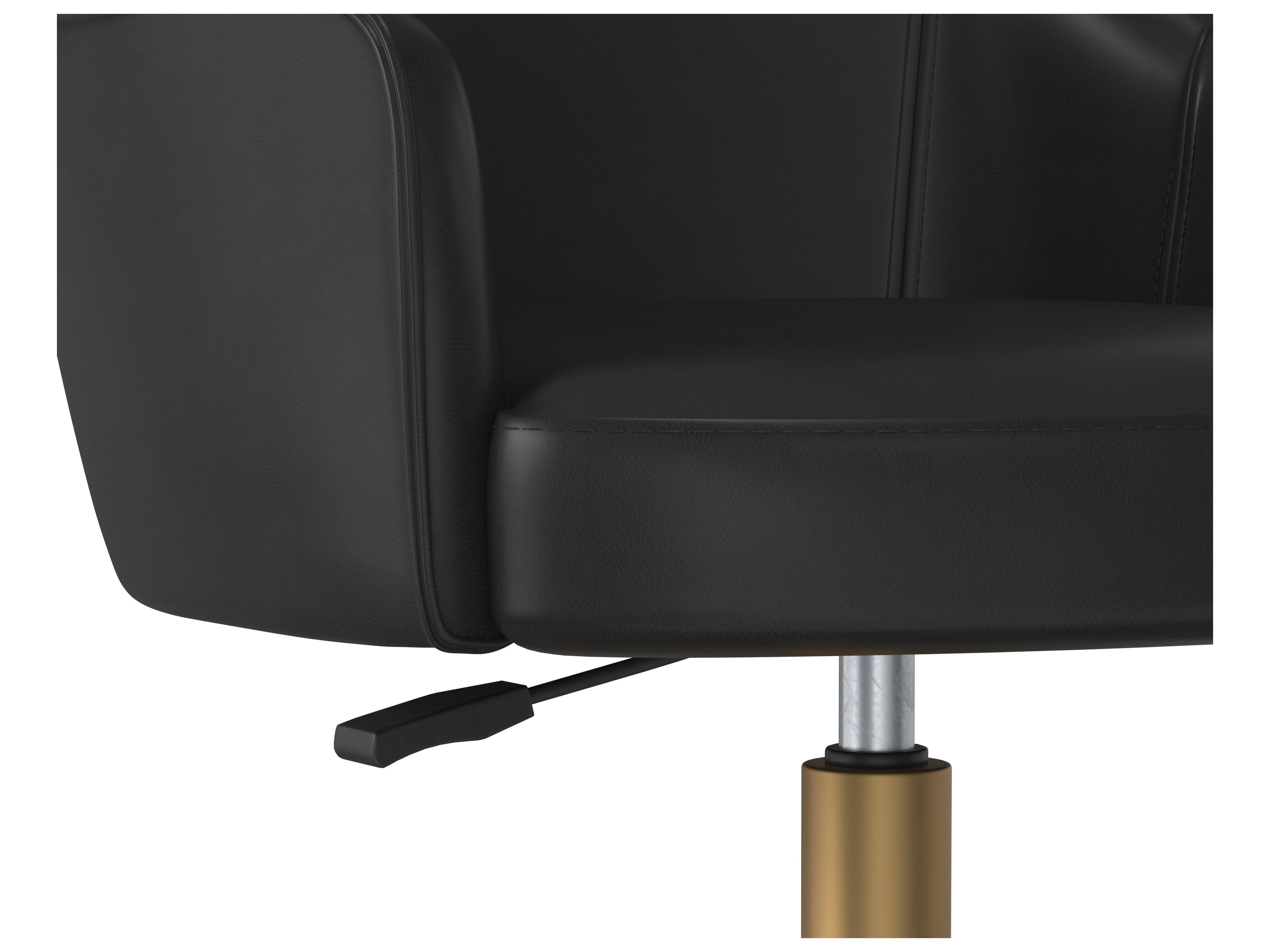 Sunpan Franklin Franklin Office Chair Vintage Black