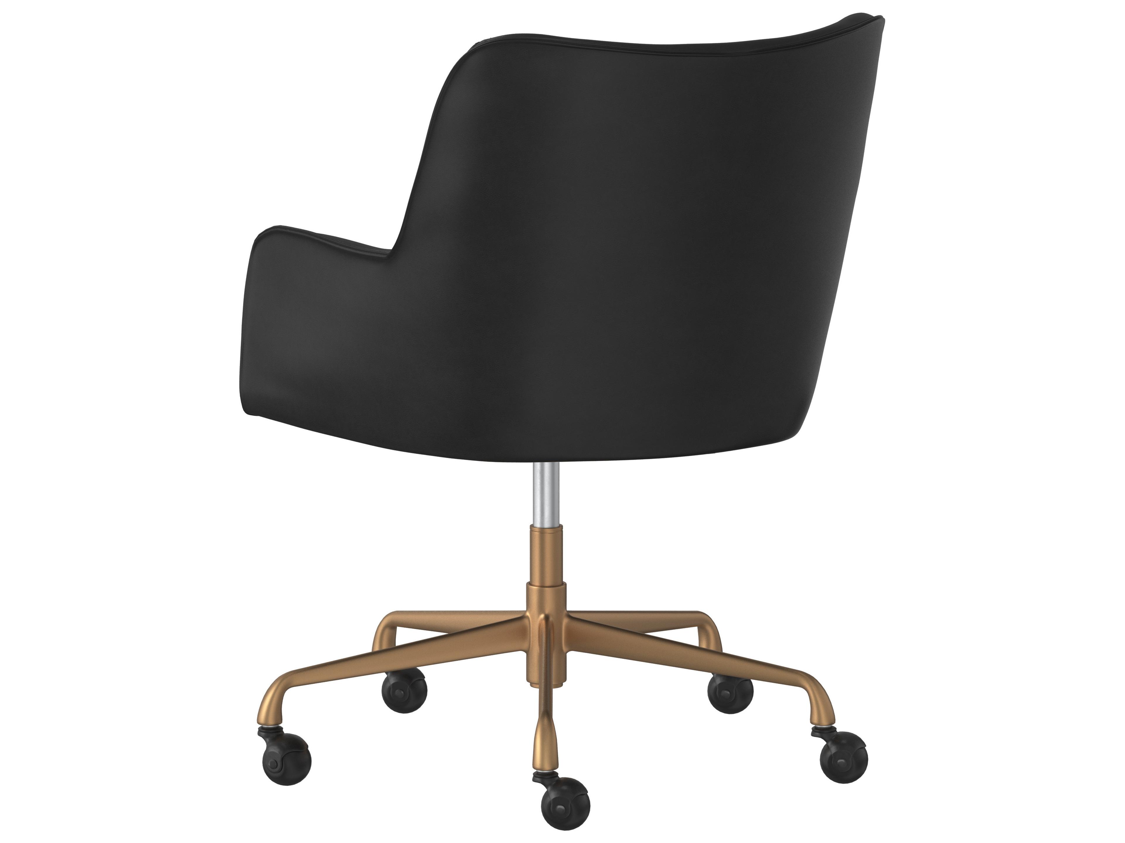 Sunpan Franklin Franklin Office Chair Vintage Black