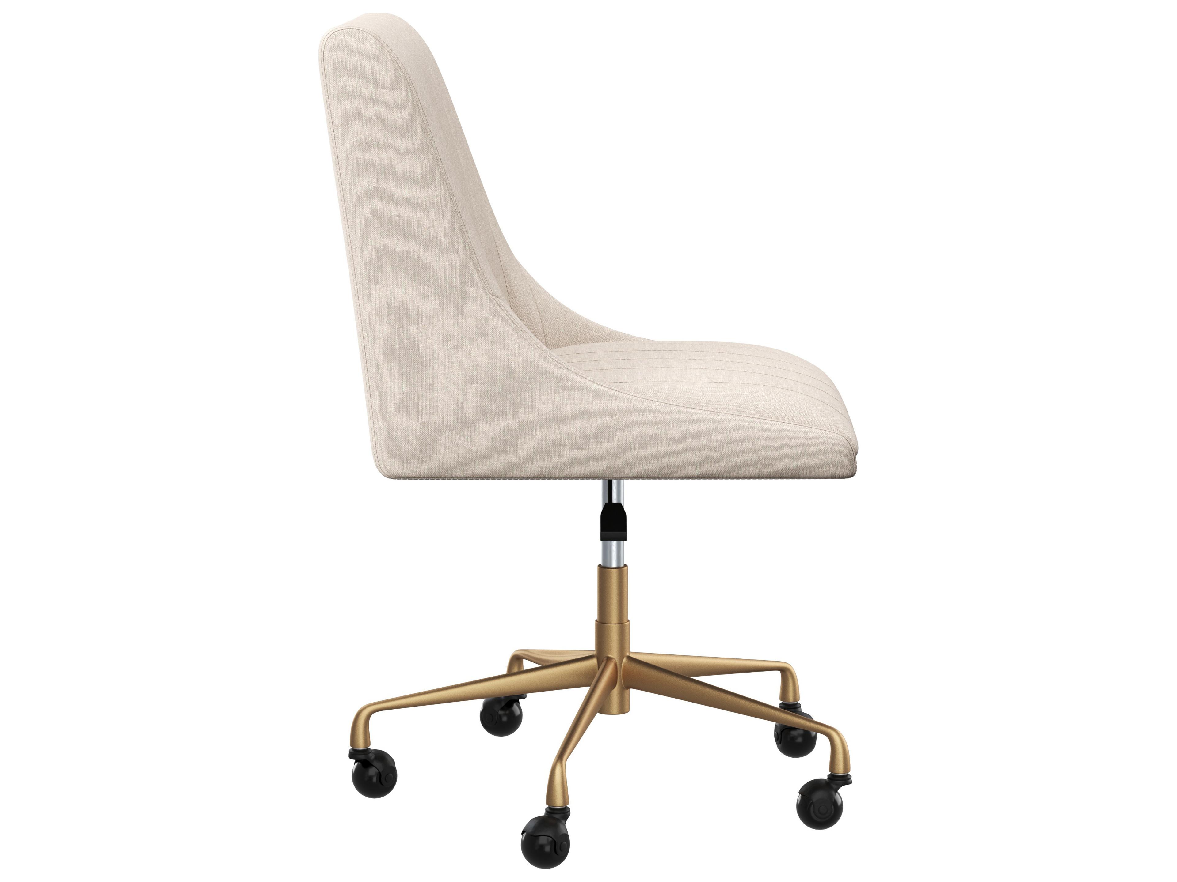 Sunpan Halden Halden Office Chair Beige Linen