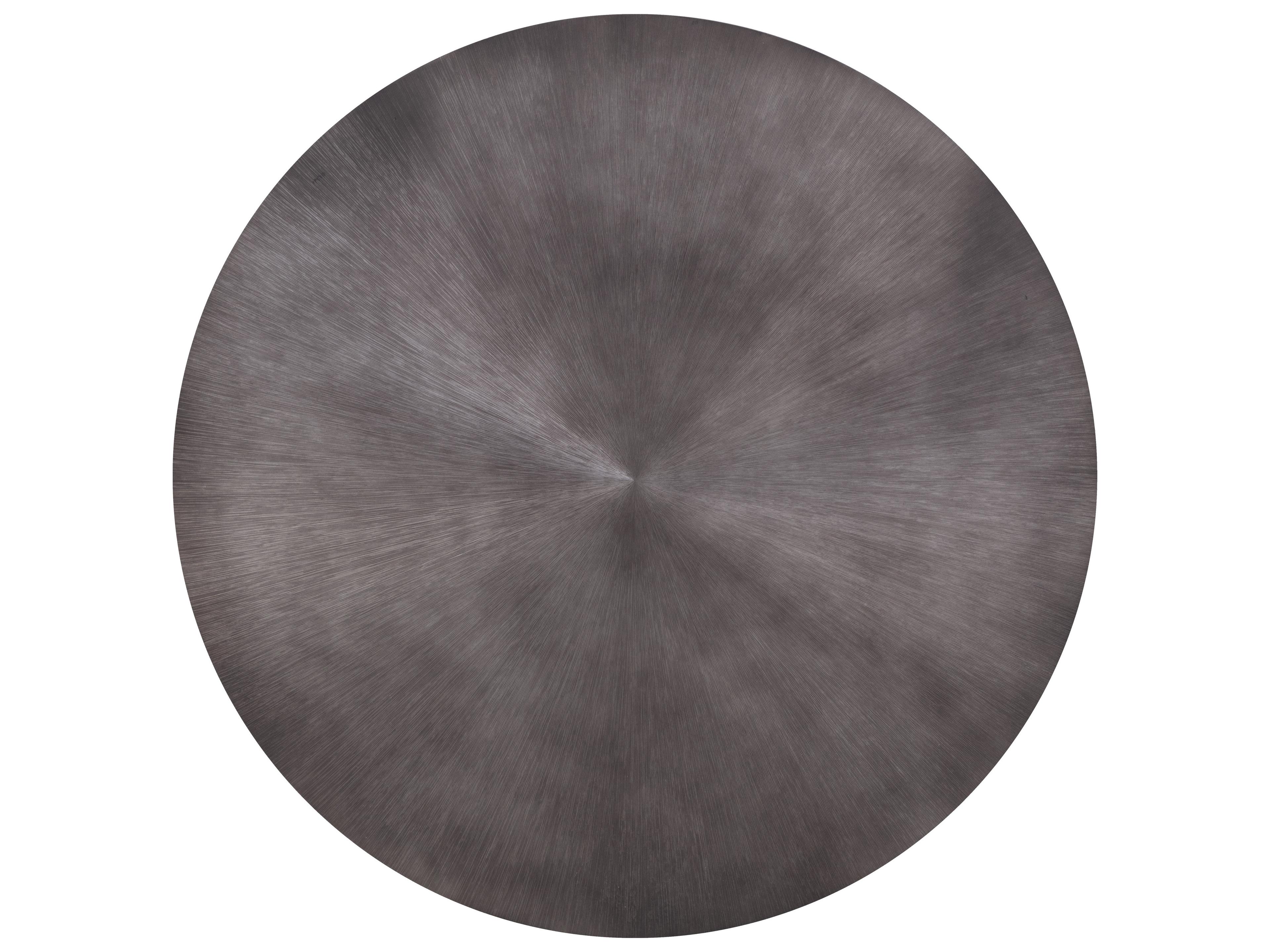 Sunpan Creed Round Gunmetal Coffee Table