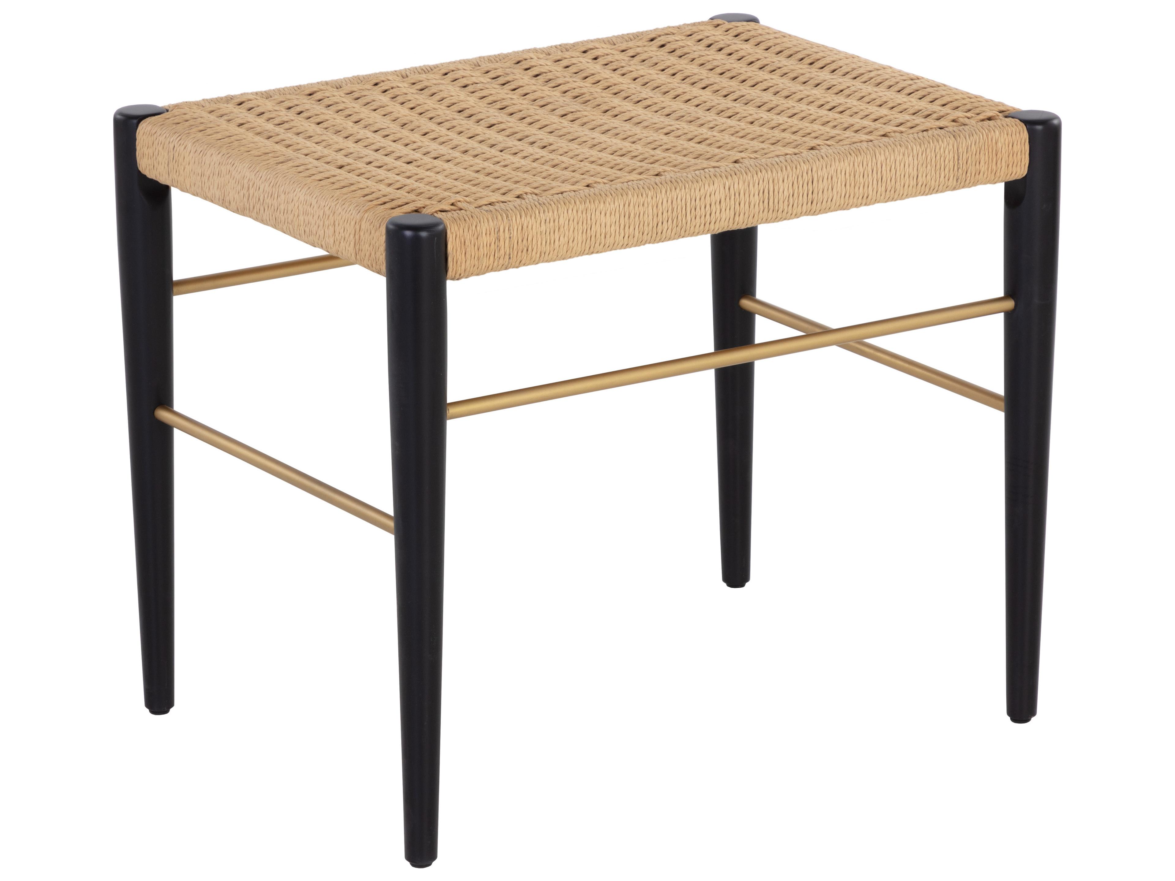 Bondi Black Accent Stool