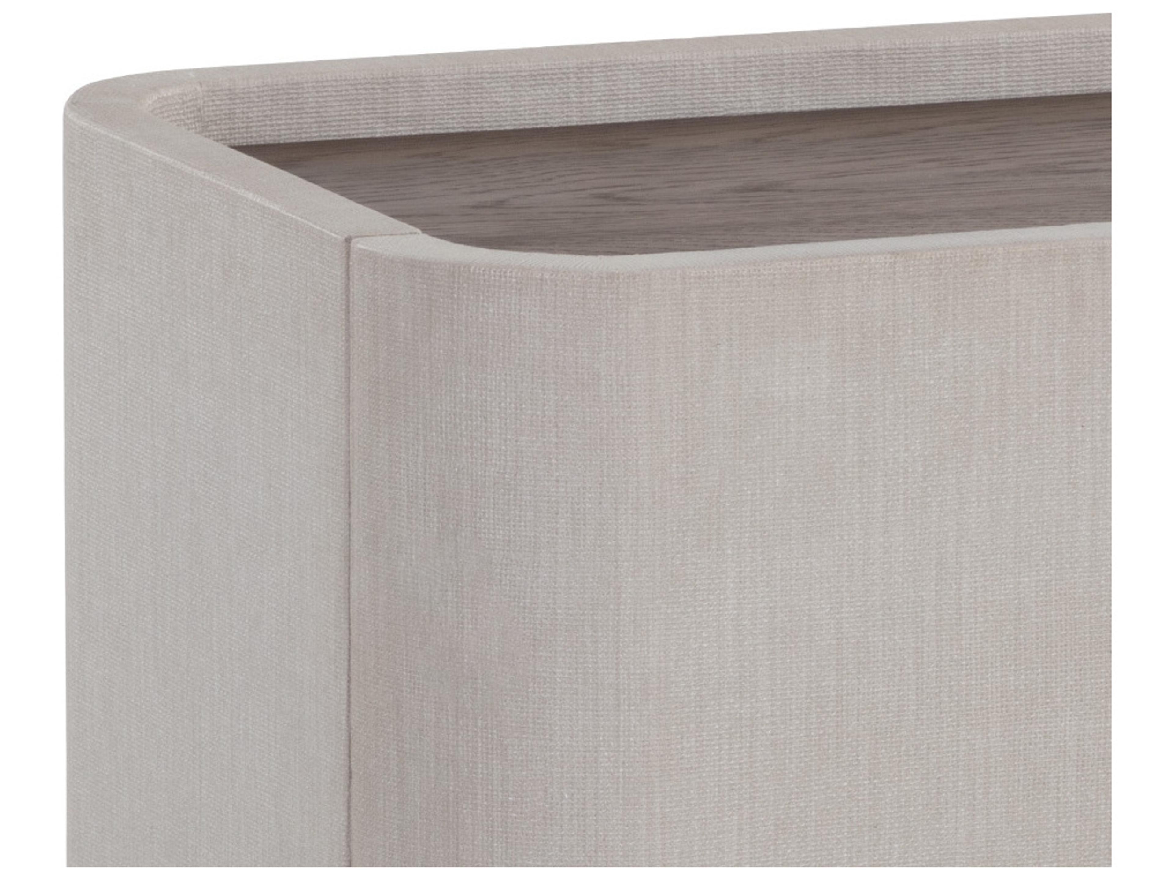 Sunpan Jamille 2-Drawers Cream Nightstand