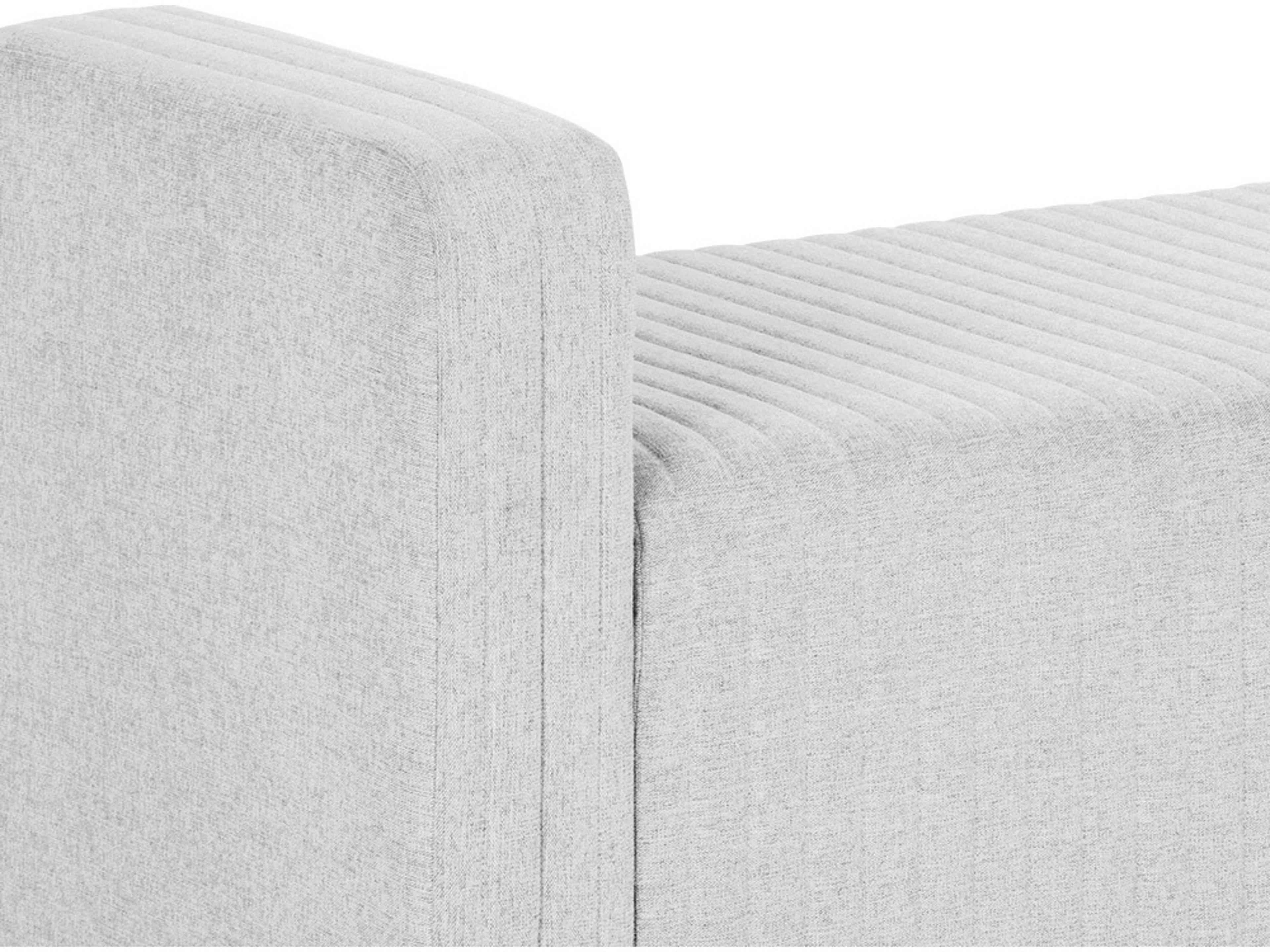 Sunpan Odette Ernst Silverstone Gray Upholstered Accent Bench