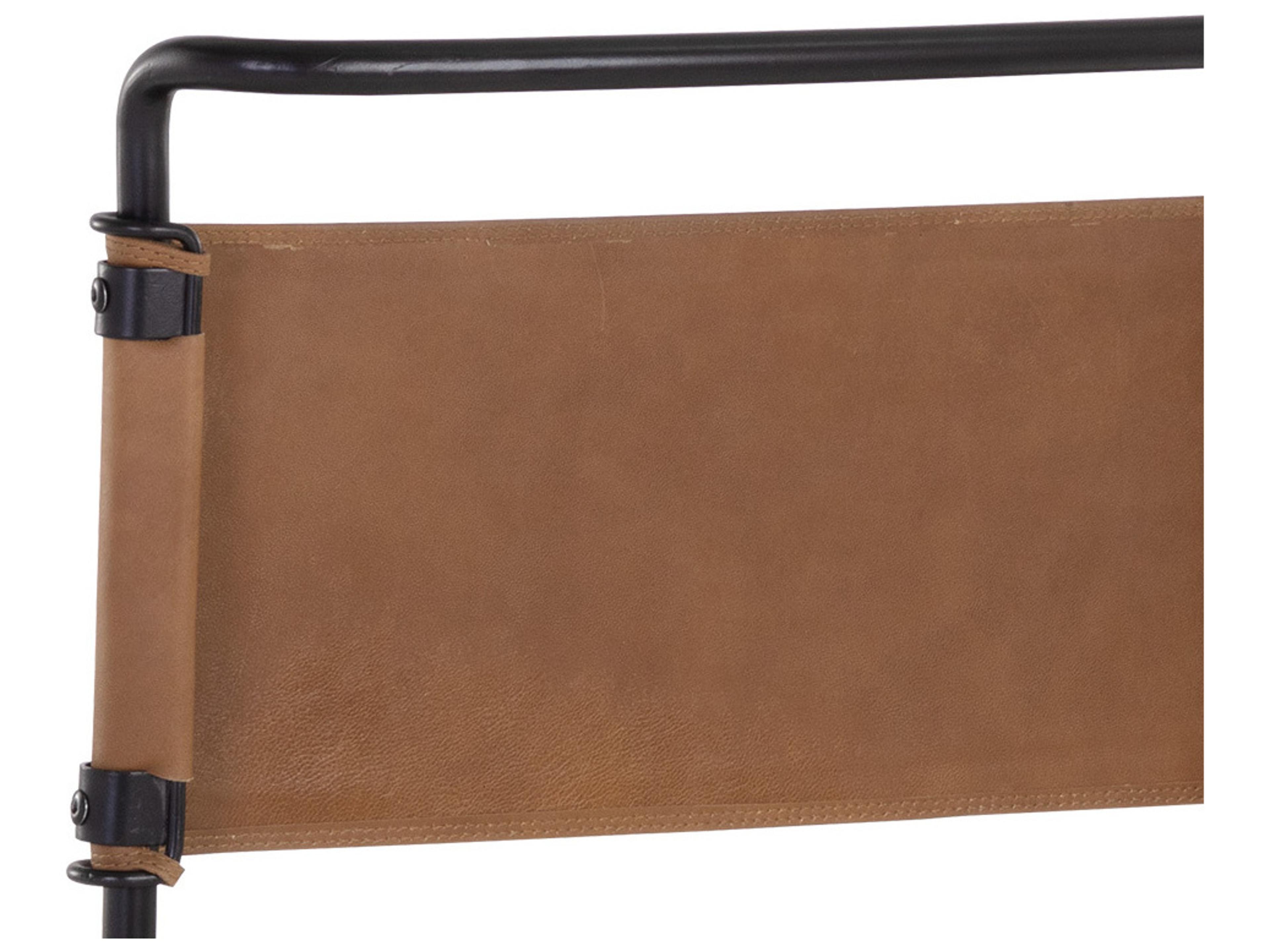 Sunpan Corrigan Cognac Leather Counter Stool