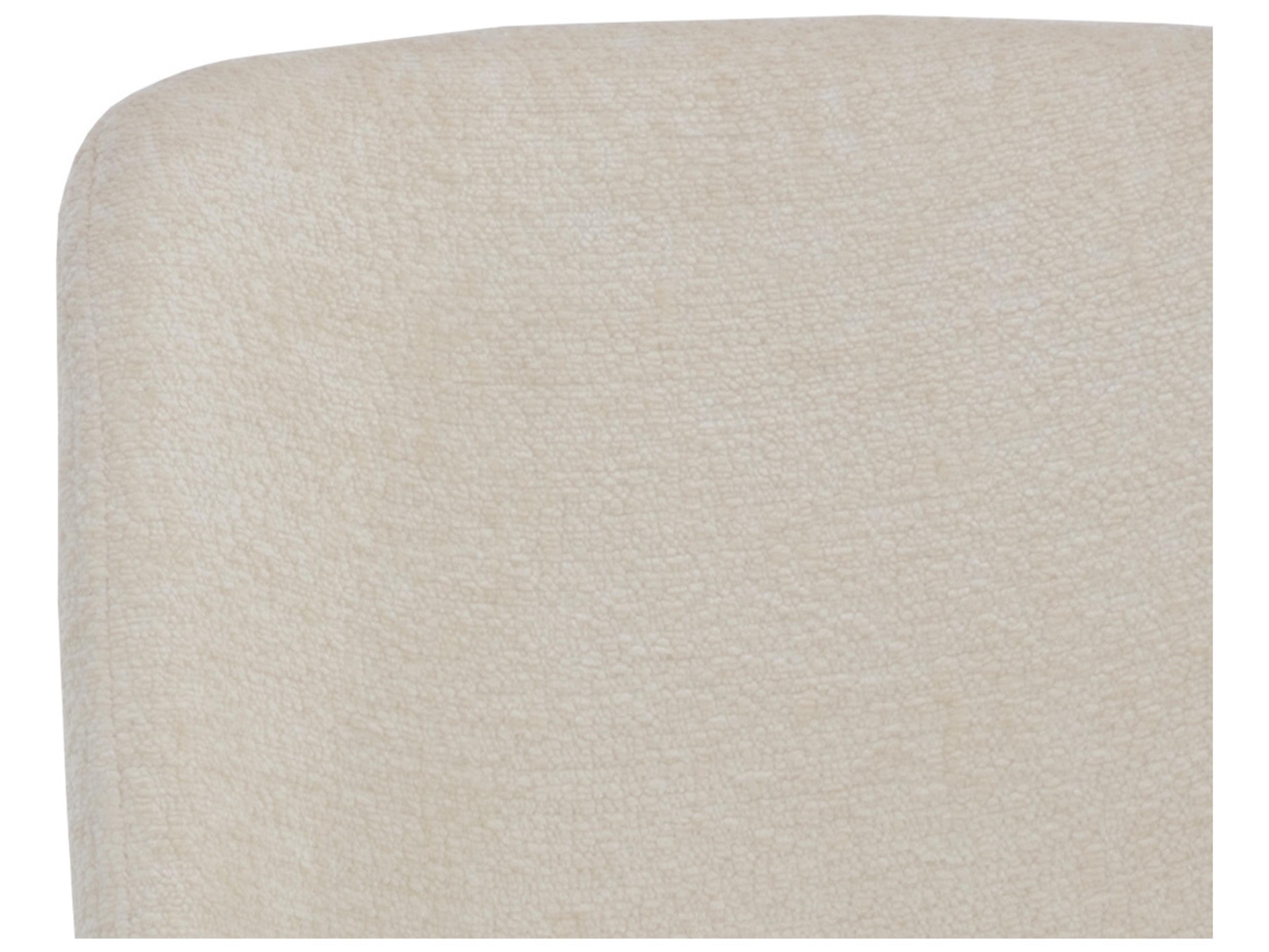 Sunpan Zeke Antique Brass Bergen Ivory Upholstered Counter Stool