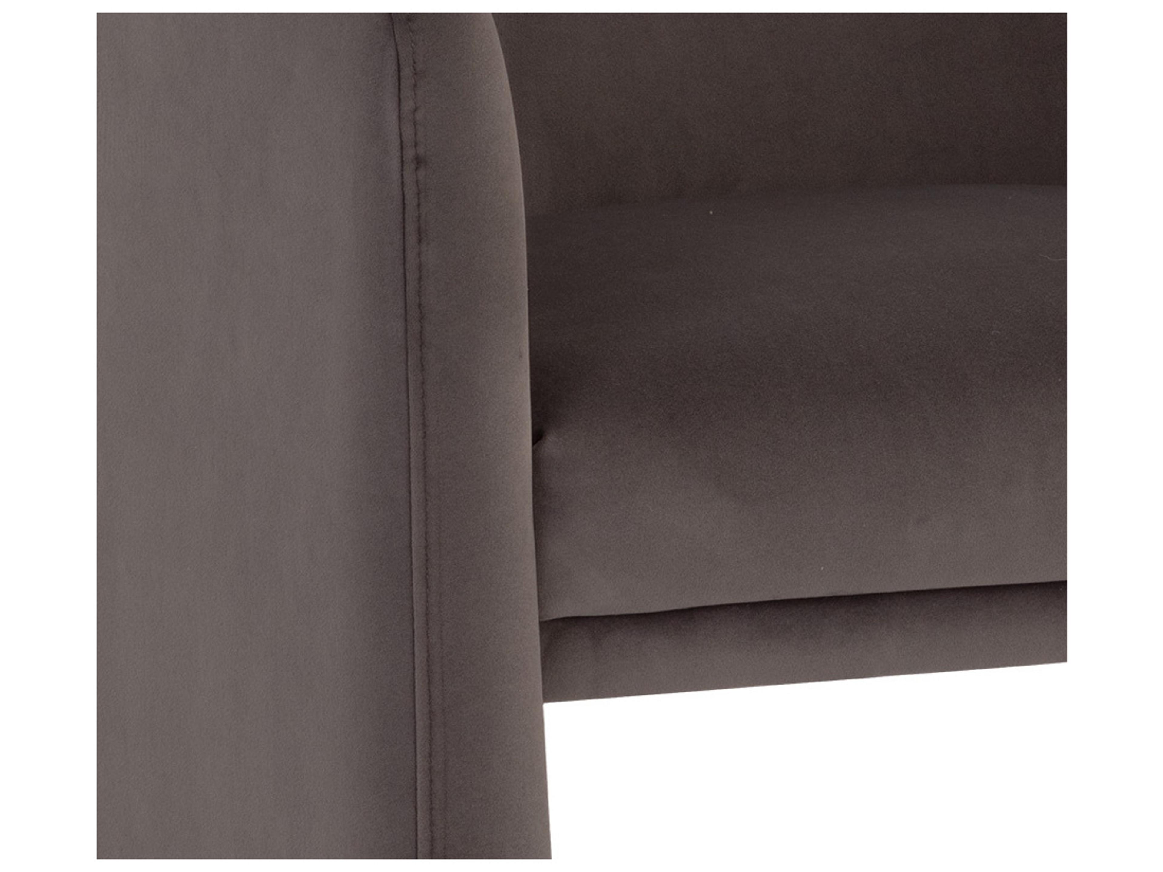 Sunpan Jaime Meg Ash Upholstered Arm Dining Chair