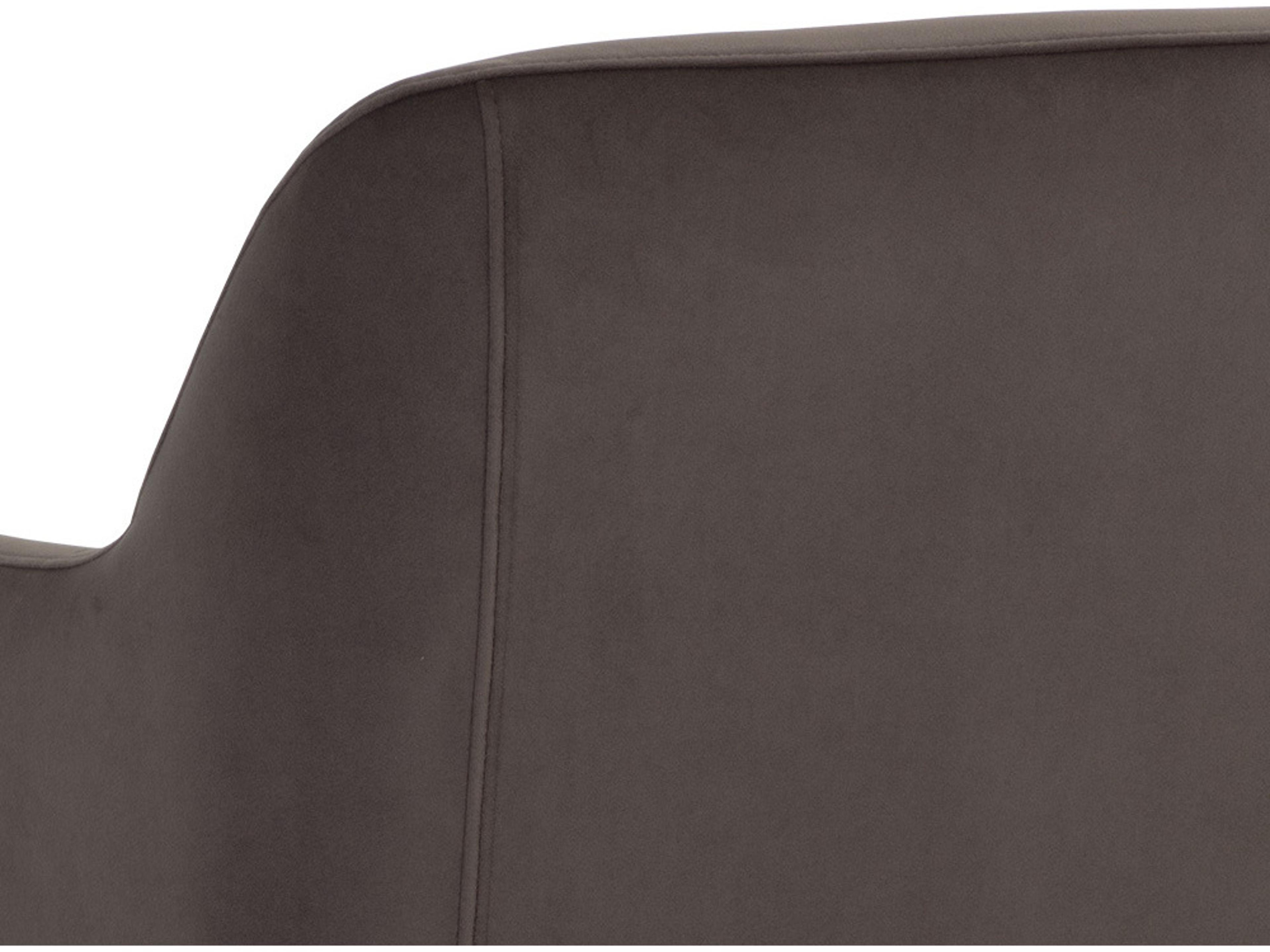 Sunpan Jaime Meg Ash Upholstered Arm Dining Chair