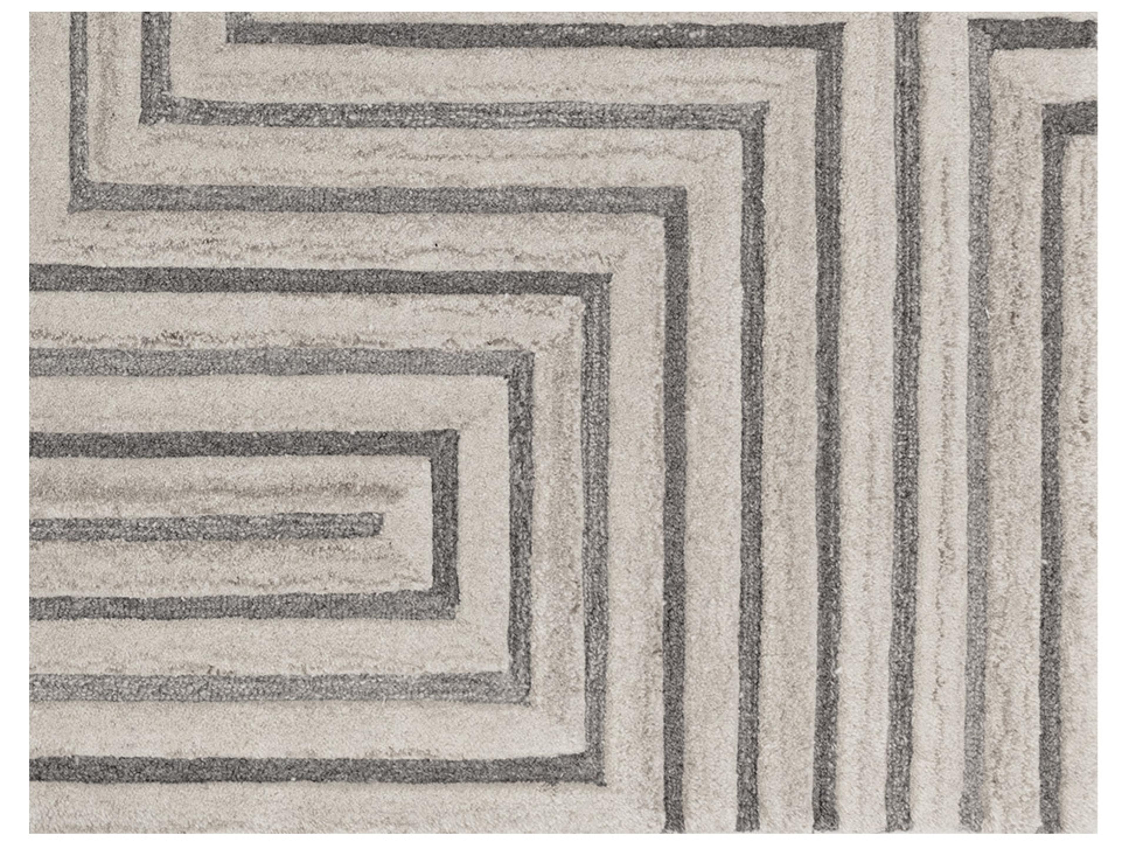 Sunpan Oslow 108" x 72" Geometric Area Rug