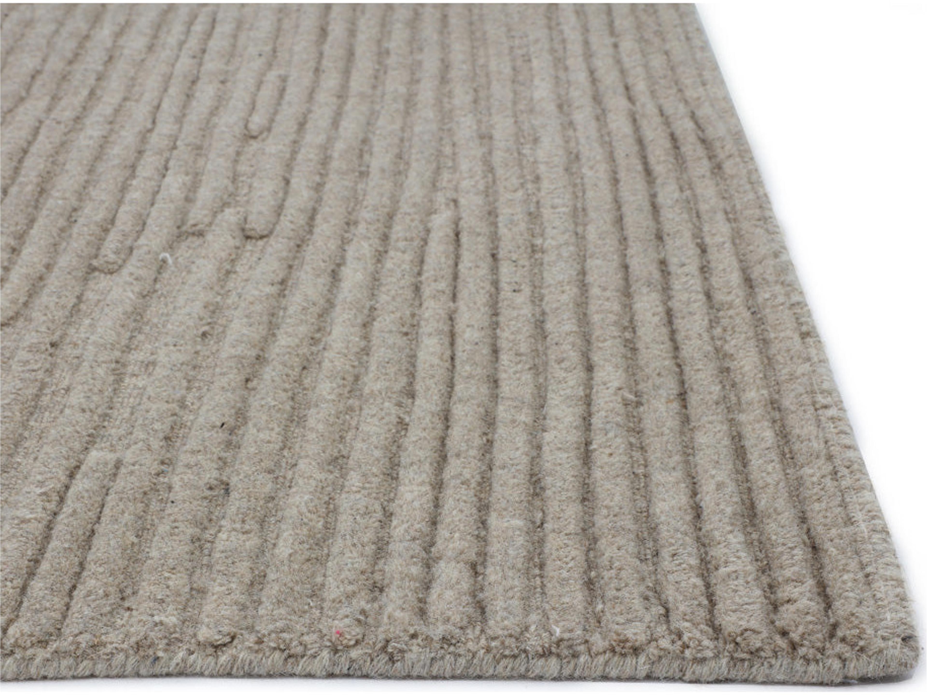 Sunpan Deva Hand-Tufted Rug in Taupe in 6 ' x 9'