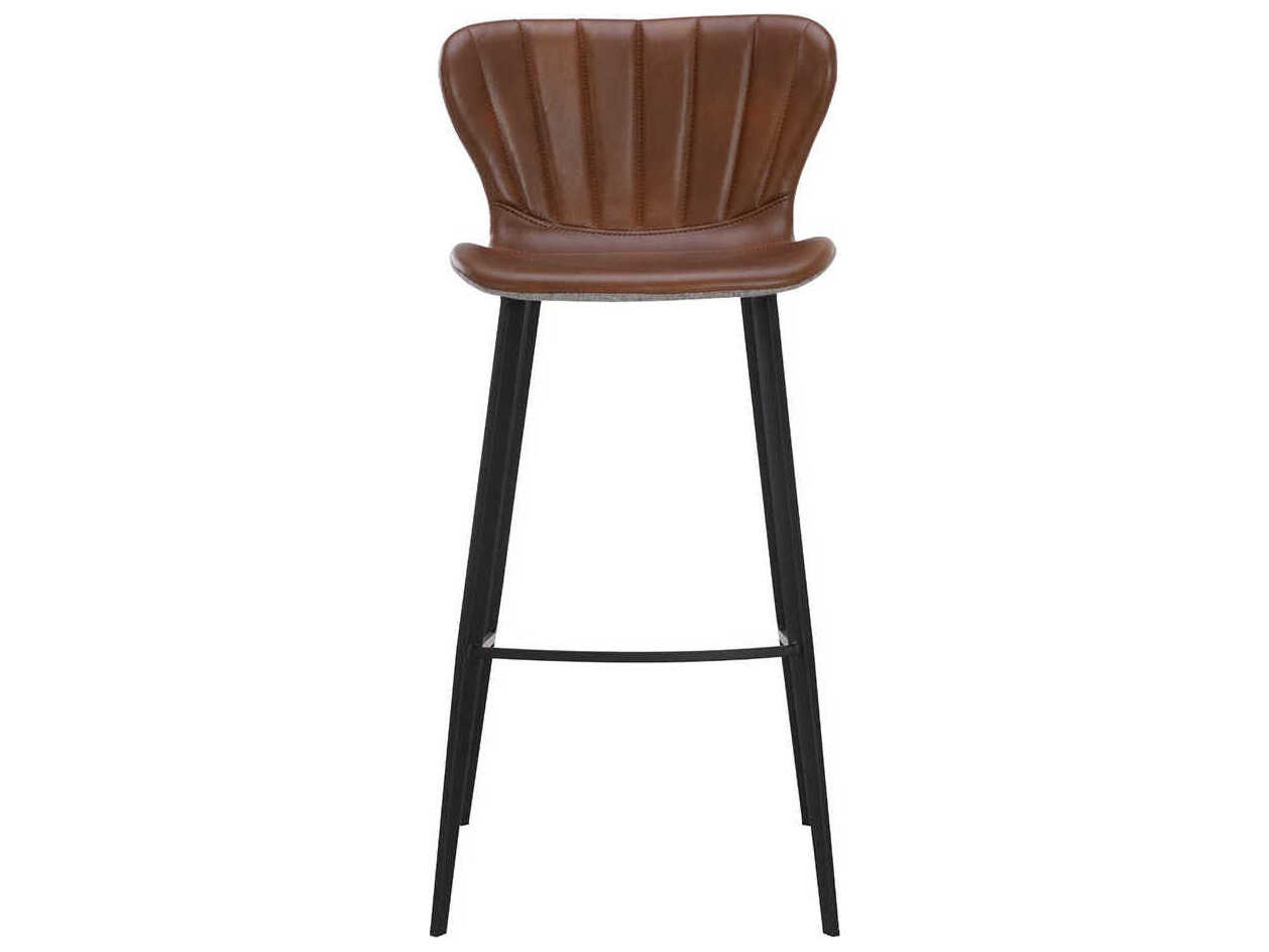 Arabella Barstool in Bravo Cognac / November Grey