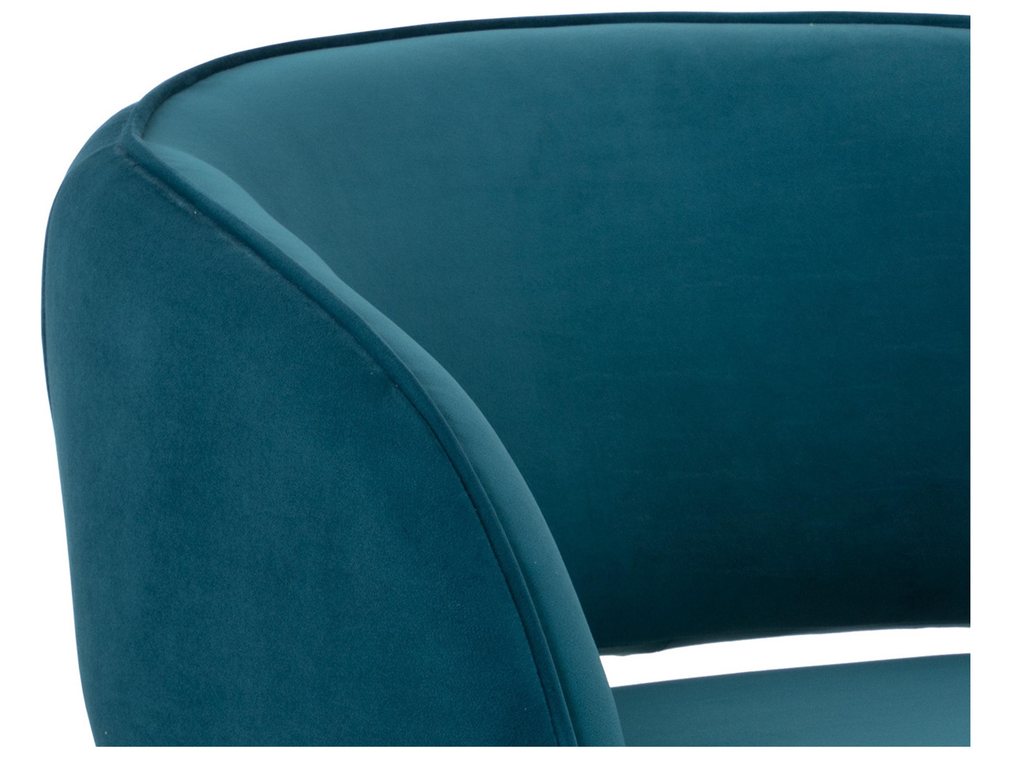 Sunpan Rosalia Blue Fabric Accent Chair