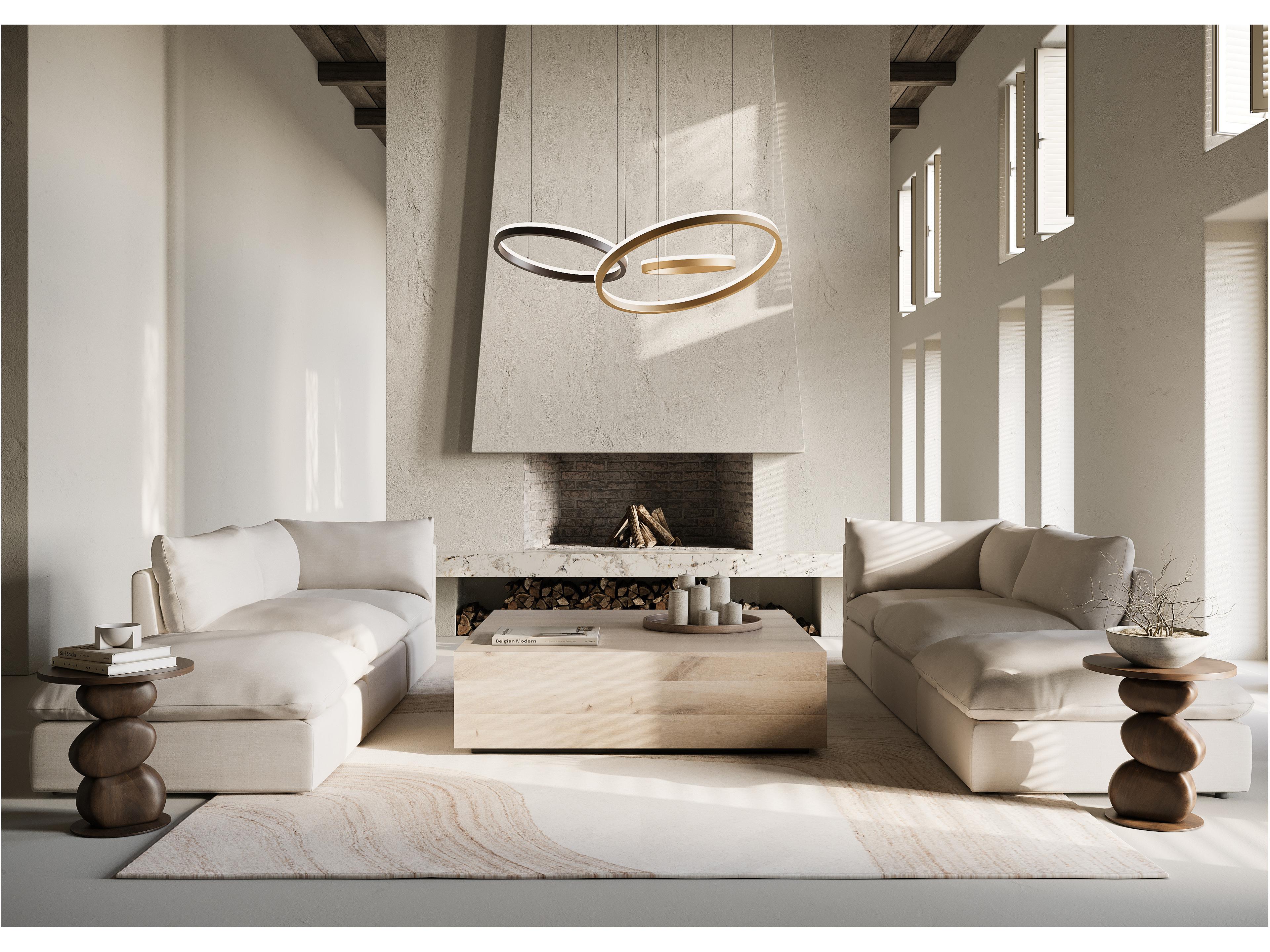 Sunpan Frezco Square Wood Light Oak Coffee Table